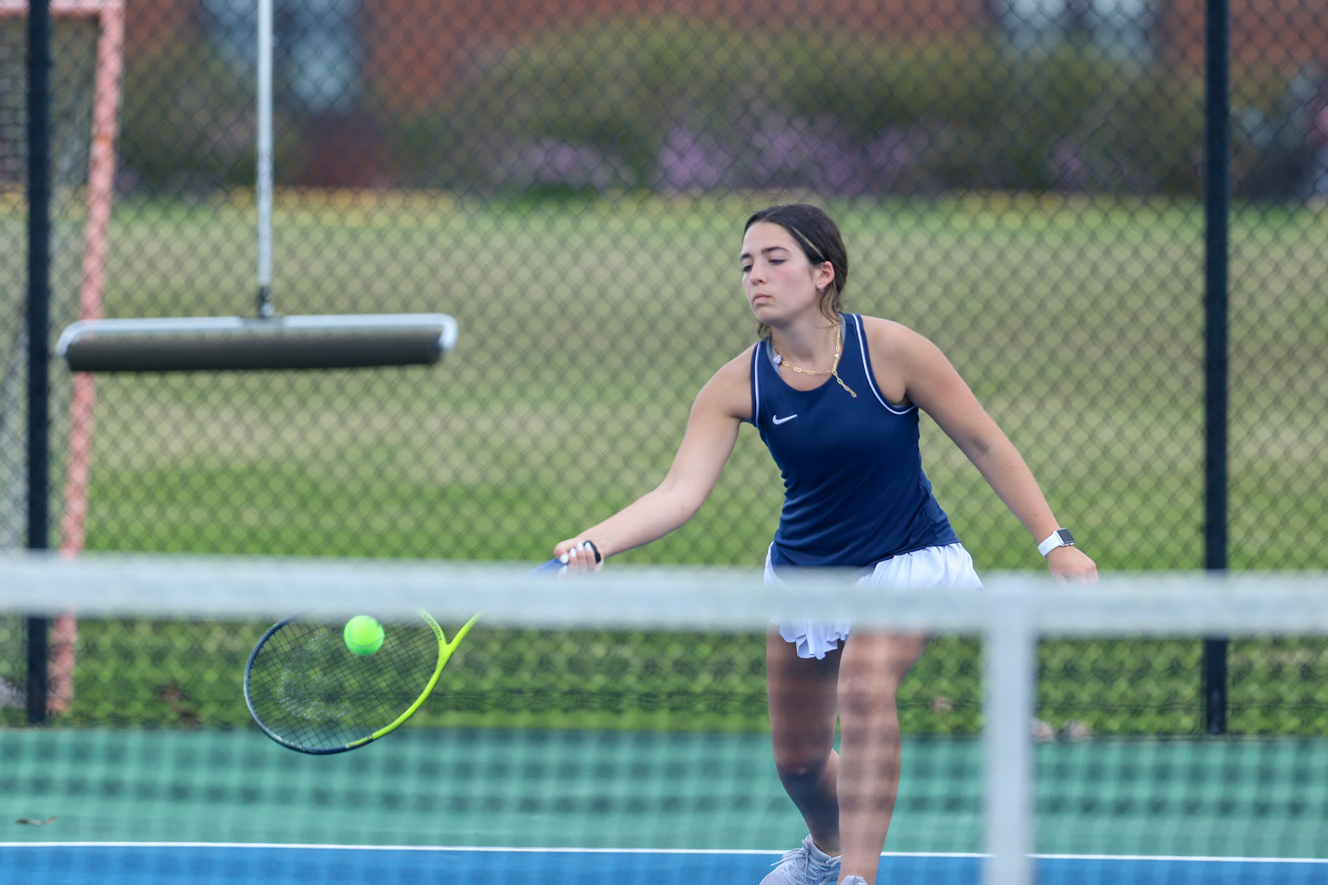St. Benedict Tennis vs St. Agnes at St. Benedict at Auburndale High School in Memphis, TN on April 21, 2022. (Ryan Beatty/SBA)