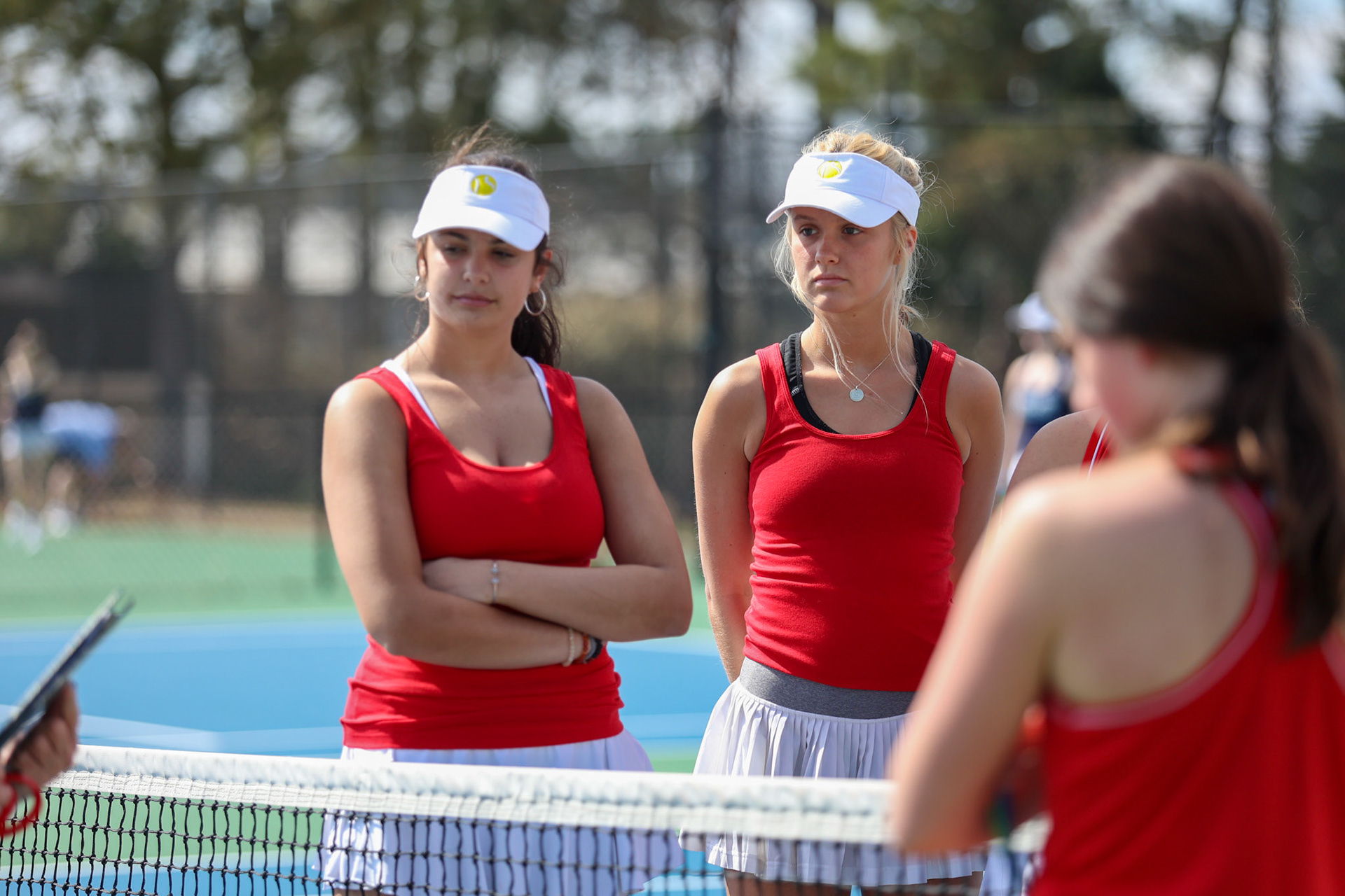 St. Benedict Tennis vs St. Mary’s on April 5, 2022 at St. Benedict at Auburndale High School in Memphis, TN. (Ryan Beatty/SBA)