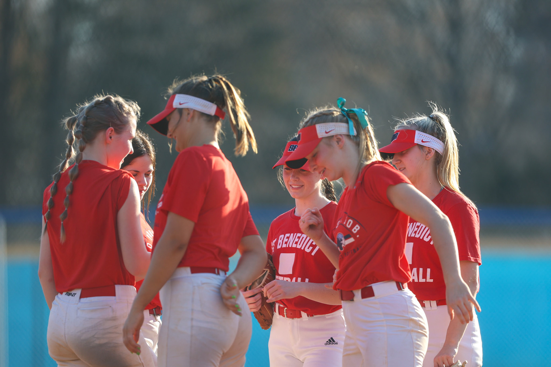 St. Benedict Softball vs Bartlett High School on March 3, 2022 at W.J. Freeman Park in Memphis, TN (Ryan Beatty/SBA)