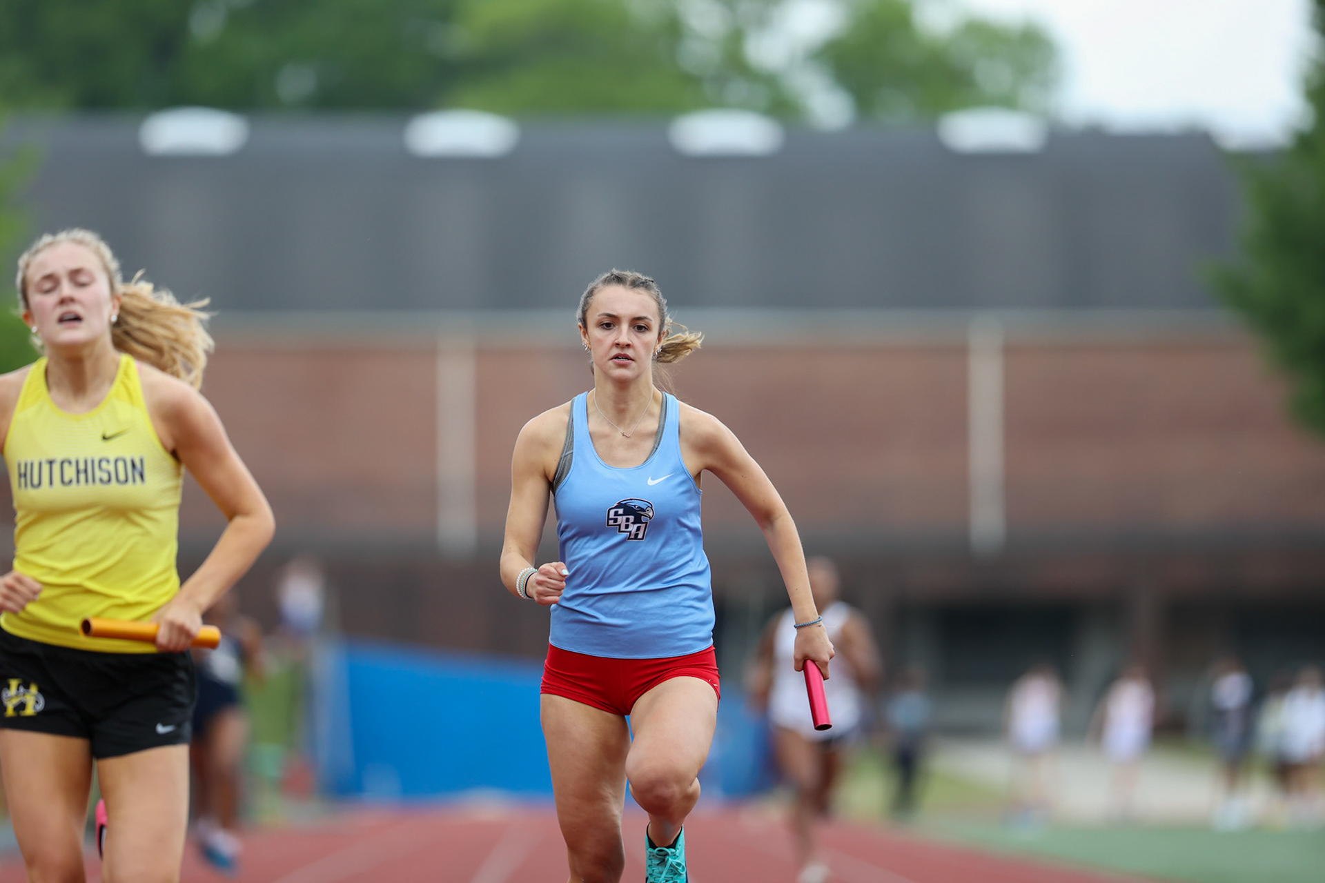 St. Benedict Track at Memphis University School in Memphis, TN on May 3, 2022. (Ryan Beatty/SBA)