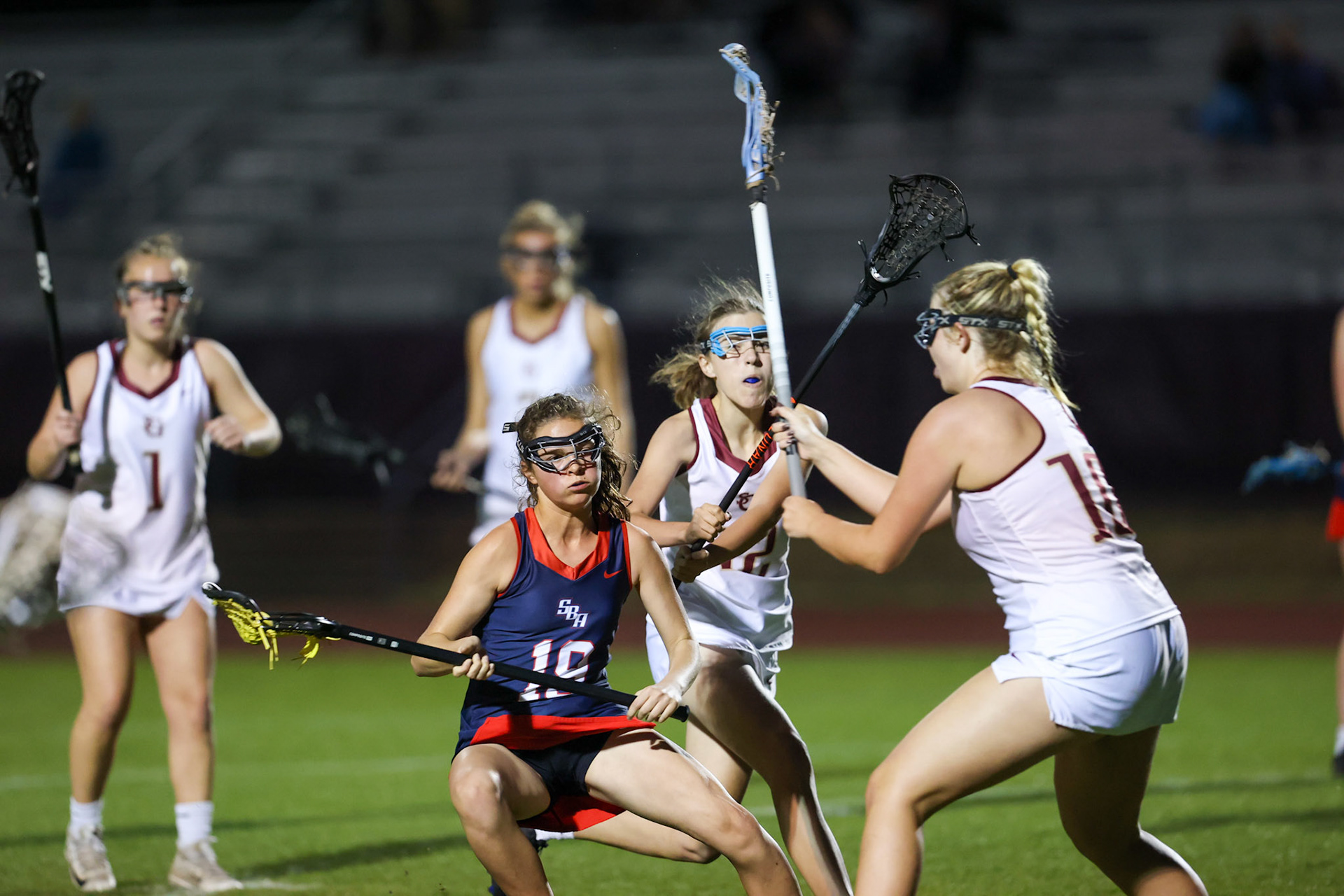 St. Benedict Lacrosse vs St. George’s at St. George’s Independent School on April 12, 2022 in Memphis, TN. (Ryan Beatty/SBA)