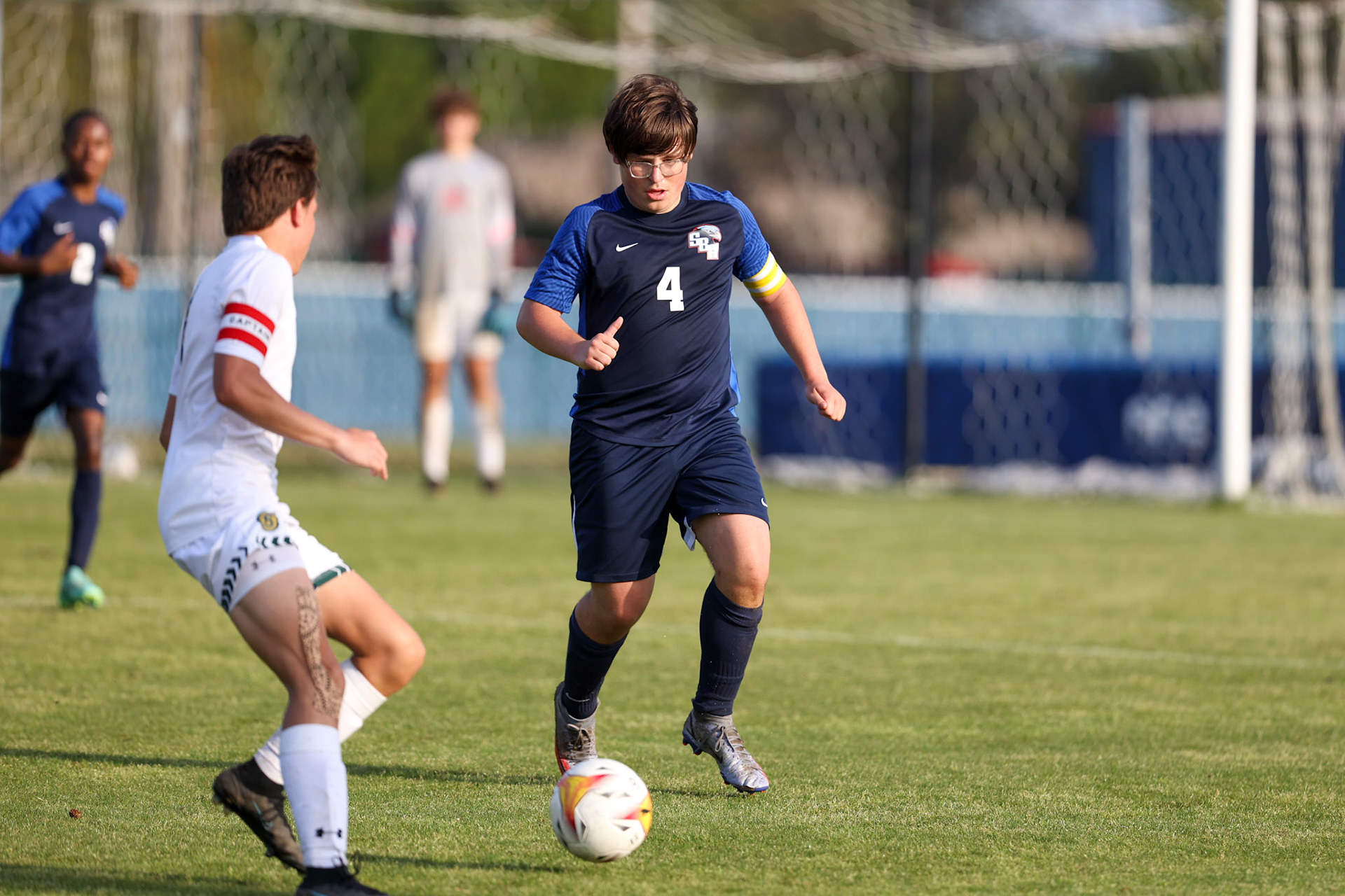 St. Benedict Soccer vs Briarcrest at St. Benedict at Auburndale High School in Memphis, TN on April 21, 2022. (Ryan Beatty/SBA)