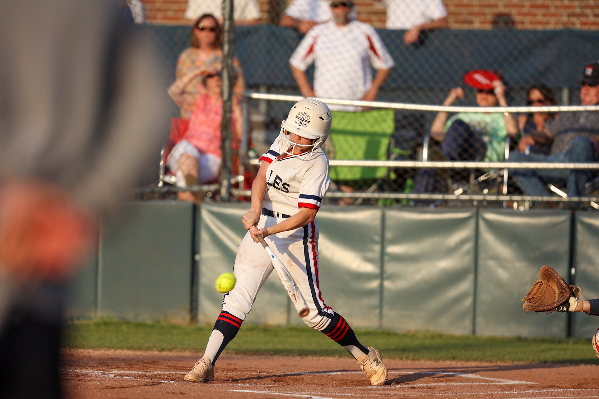 St. Benedict Softball vs TRA at St. Benedict At Auburndale on May 10, 2022 in the DII-AA Regional Softball Tournament. (Ryan Beatty/SBA)