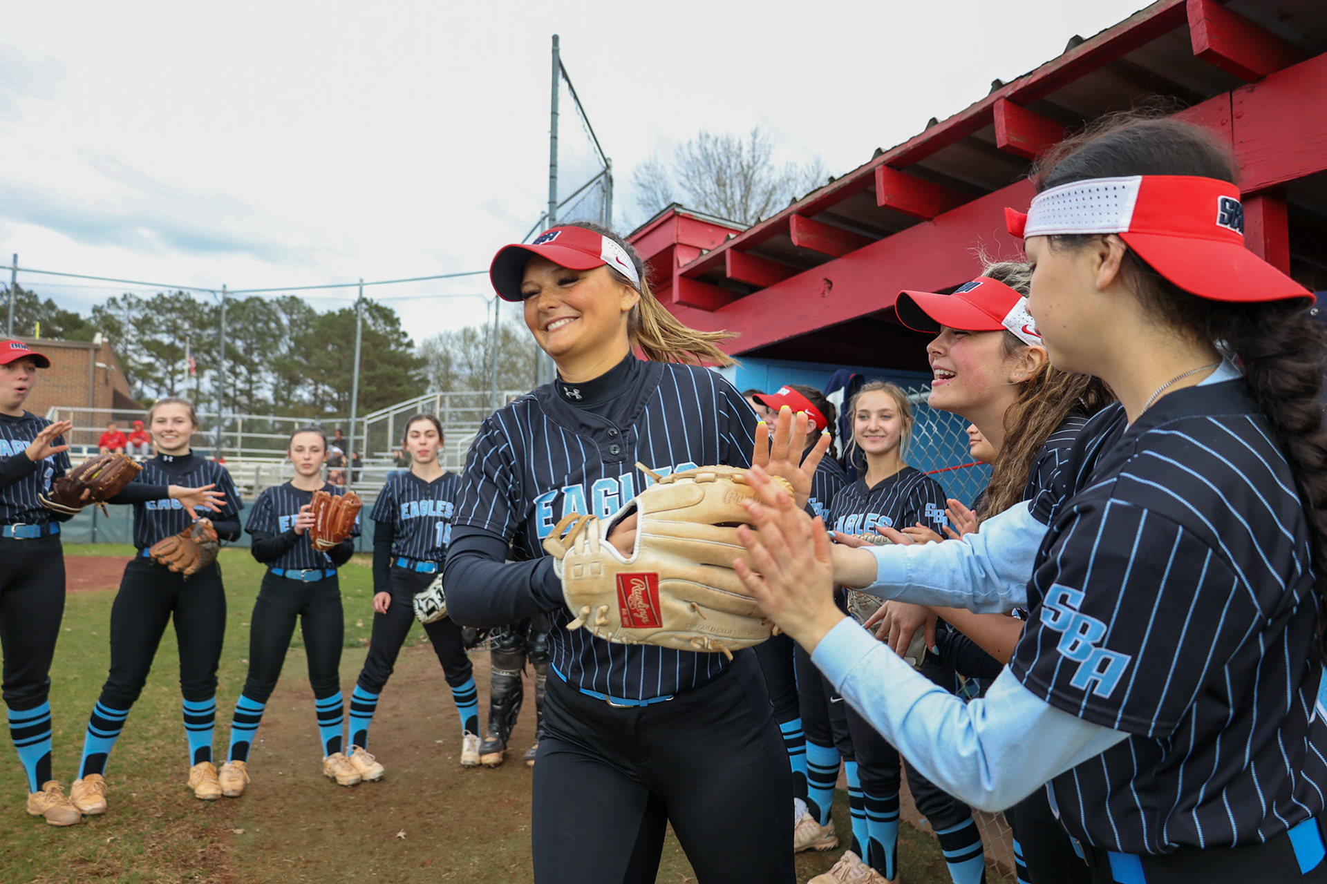 St. Benedict Softball vs St. Agnes Academy on Wednesday April 6, 2022 at St. Benedict At Auburndale High School in Memphis, TN. (Ryan Beatty/SBA)