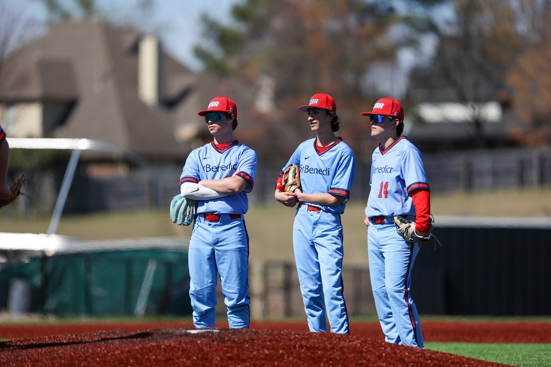 SBA Baseball at ECS on Wednesday, March 15, 2023. (Ryan Beatty Photo)