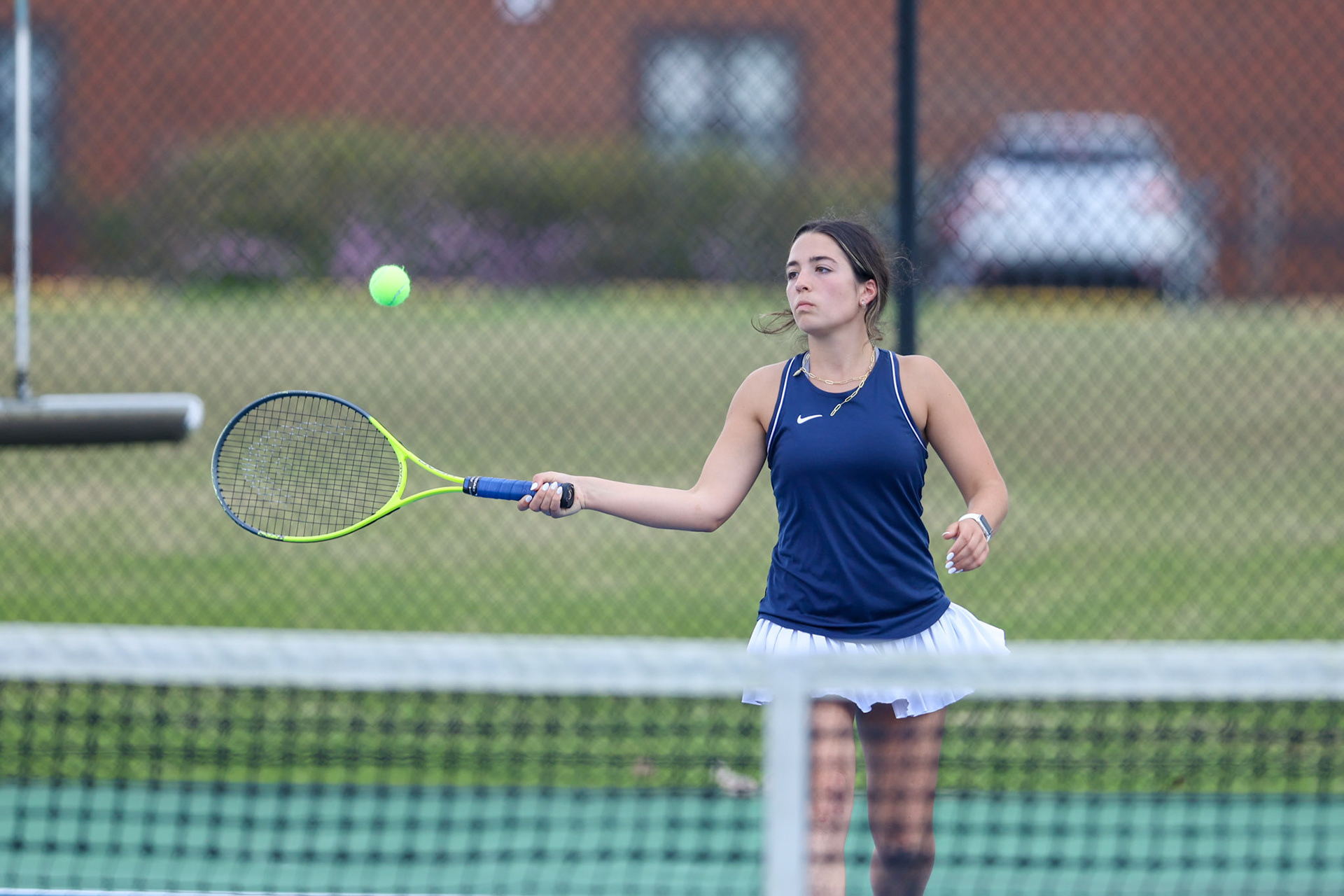 St. Benedict Tennis vs St. Agnes at St. Benedict at Auburndale High School in Memphis, TN on April 21, 2022. (Ryan Beatty/SBA)