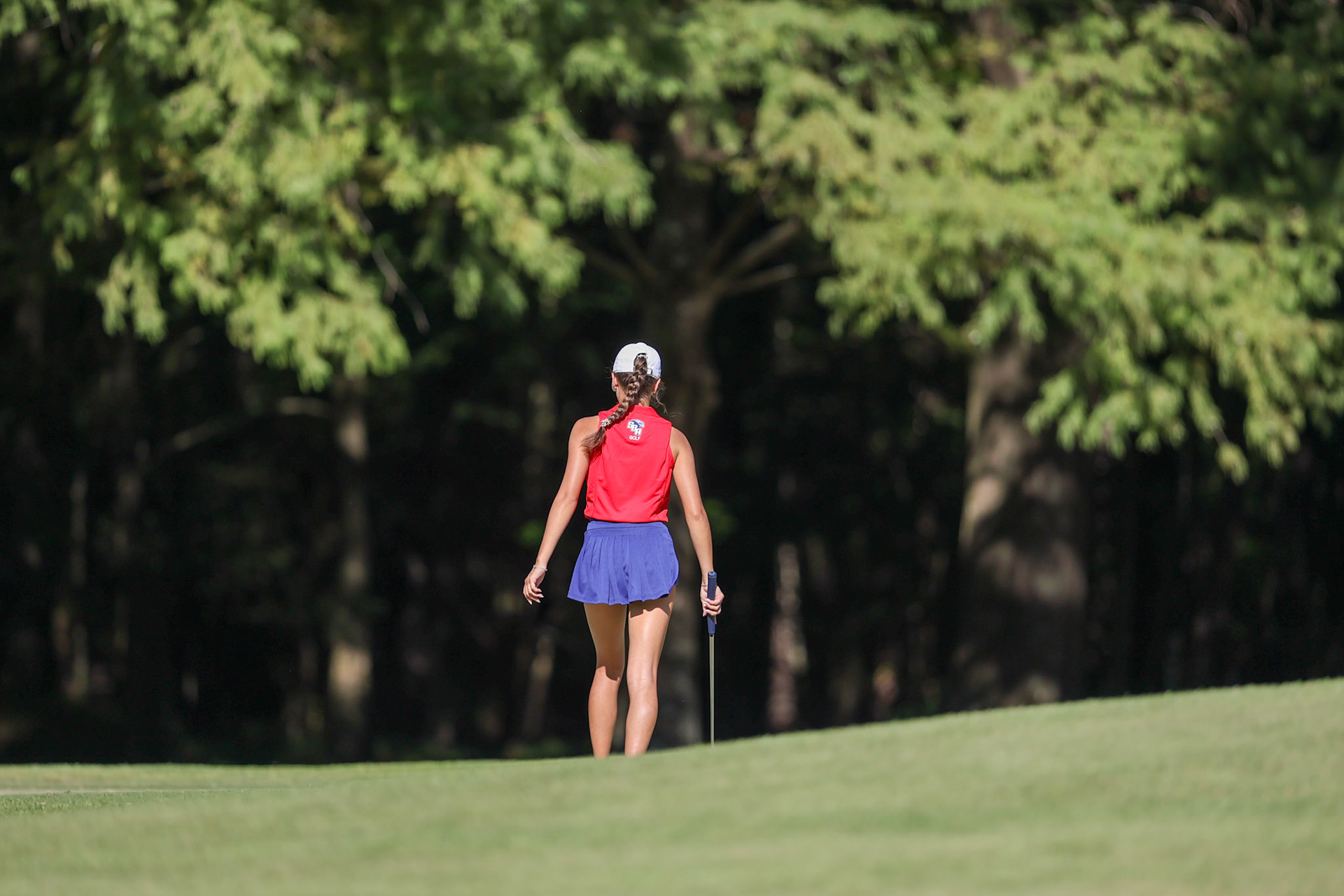 St. Benedict Girls Golf at Windyke on August 31, 2022. (Ryan Beatty/SBA)
