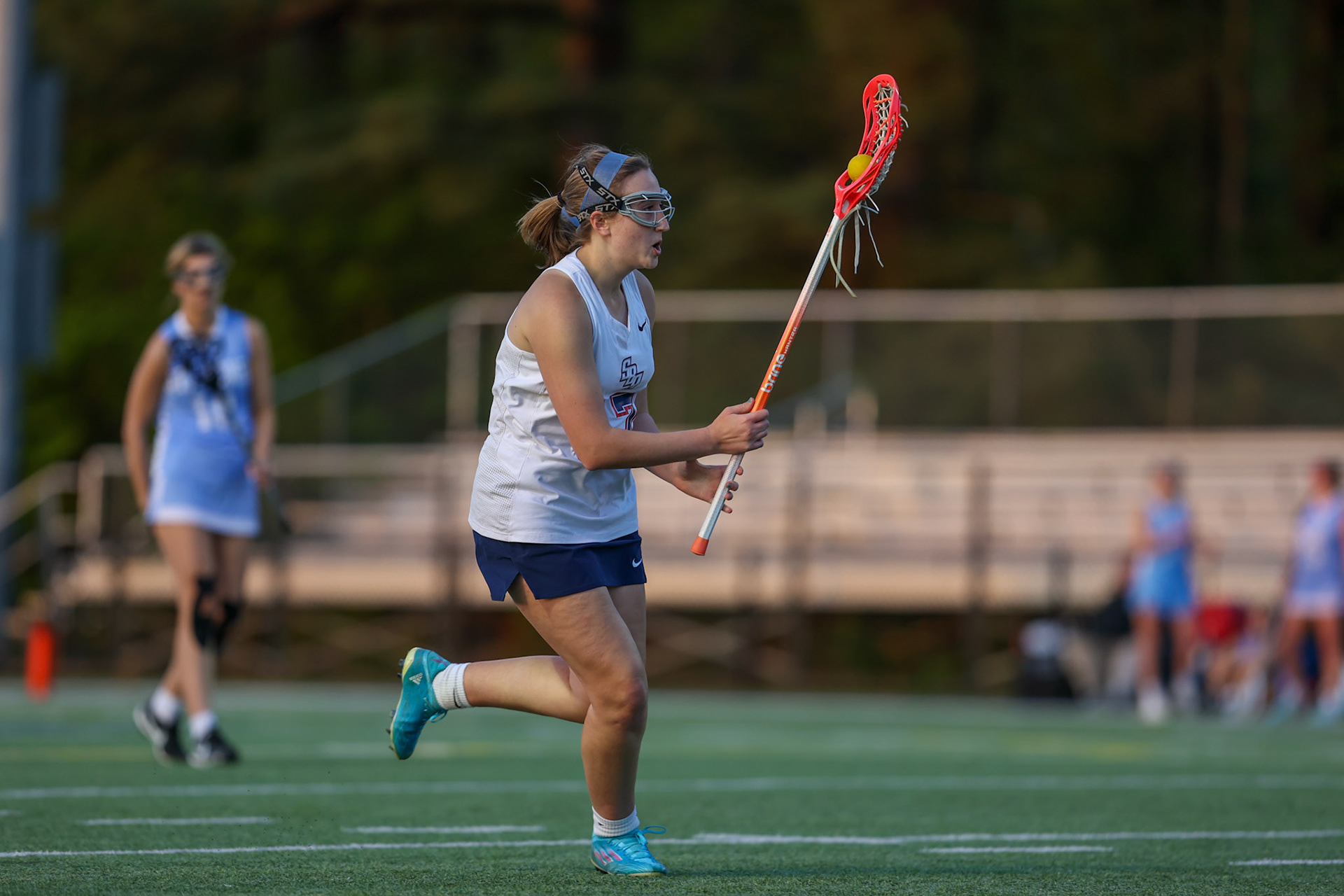 St. Benedict Girls Lacrosse vs St. Agnes on Senior Night at St. Benedict at Auburndale in Memphis, TN on April 19, 2022. (Ryan Beatty/SBA)