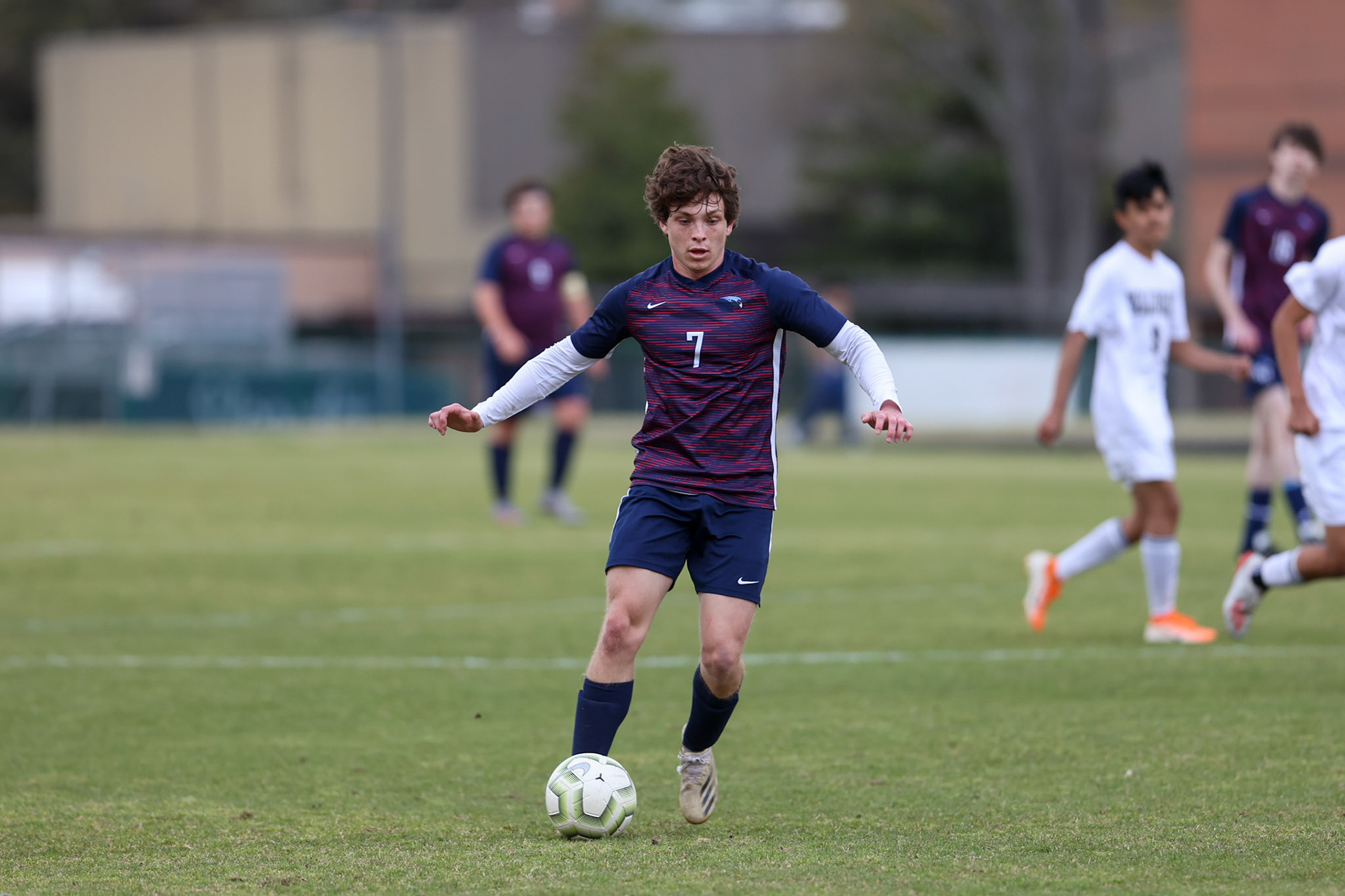 St. Benedict Soccer vs Millington on April 7, 2022 at St. Benedict At Auburndale High School in Memphis, TN. (Ryan Beatty/SBA)