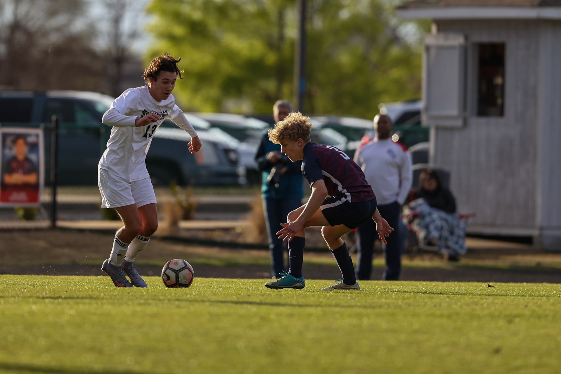 St. Benedict Soccer vs Millington on April 7, 2022 at St. Benedict At Auburndale High School in Memphis, TN. (Ryan Beatty/SBA)