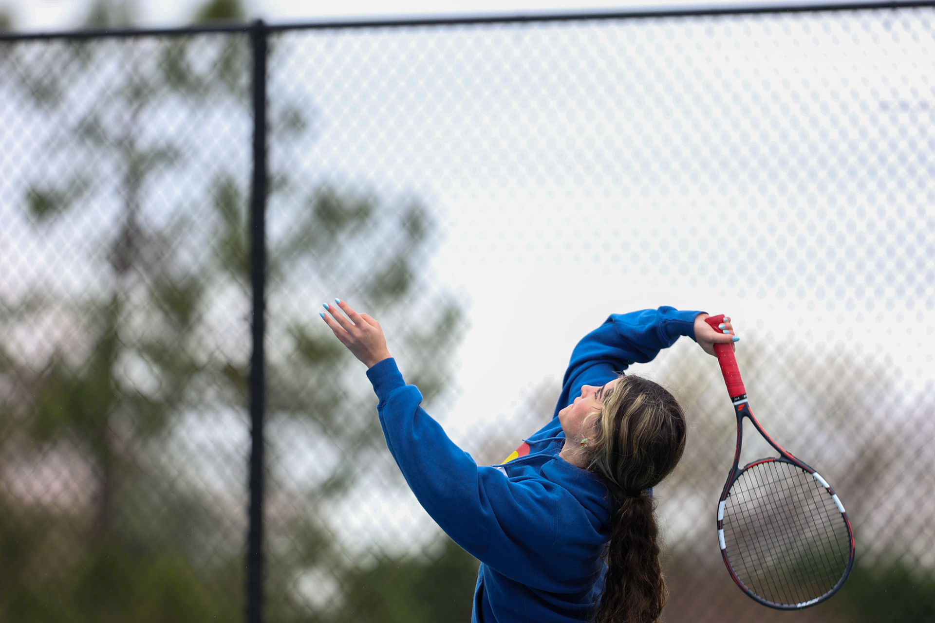 St. Benedict Tennis vs Brighton Cardinals on Wednesday April 6, 2022 at St. Benedict At Auburndale High School in Memphis, TN. (Ryan Beatty/SBA)