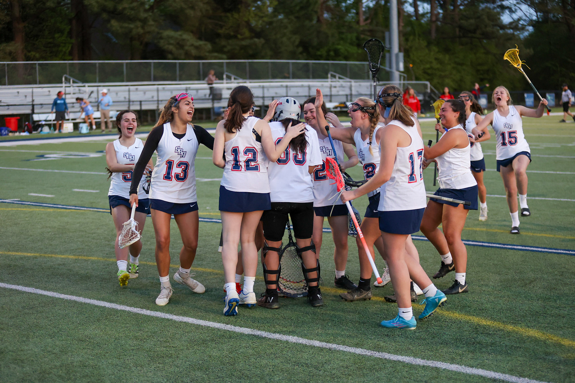 St. Benedict Girls Lacrosse vs St. Agnes on Senior Night at St. Benedict at Auburndale in Memphis, TN on April 19, 2022. (Ryan Beatty/SBA)