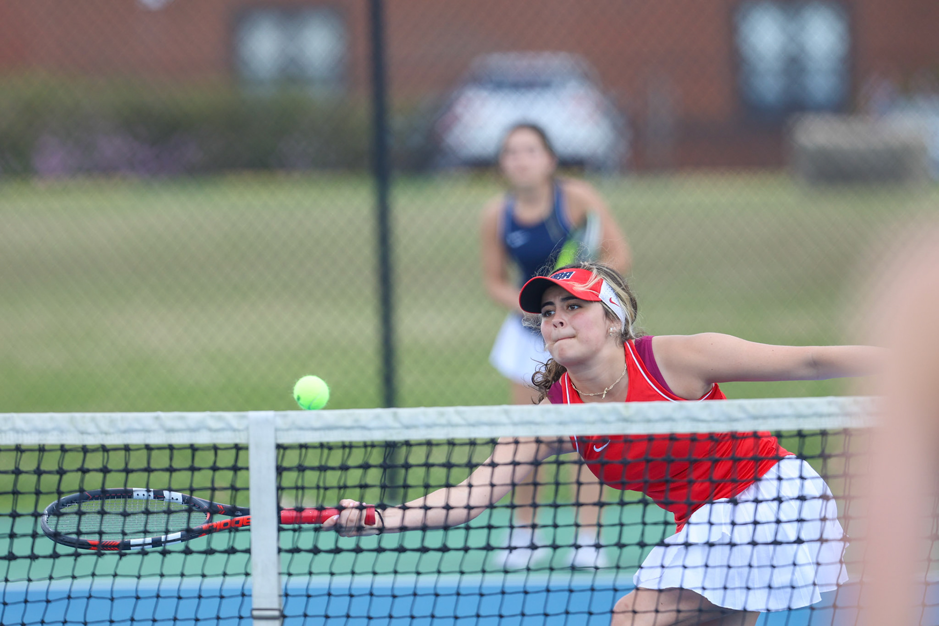 St. Benedict Tennis vs St. Agnes at St. Benedict at Auburndale High School in Memphis, TN on April 21, 2022. (Ryan Beatty/SBA)
