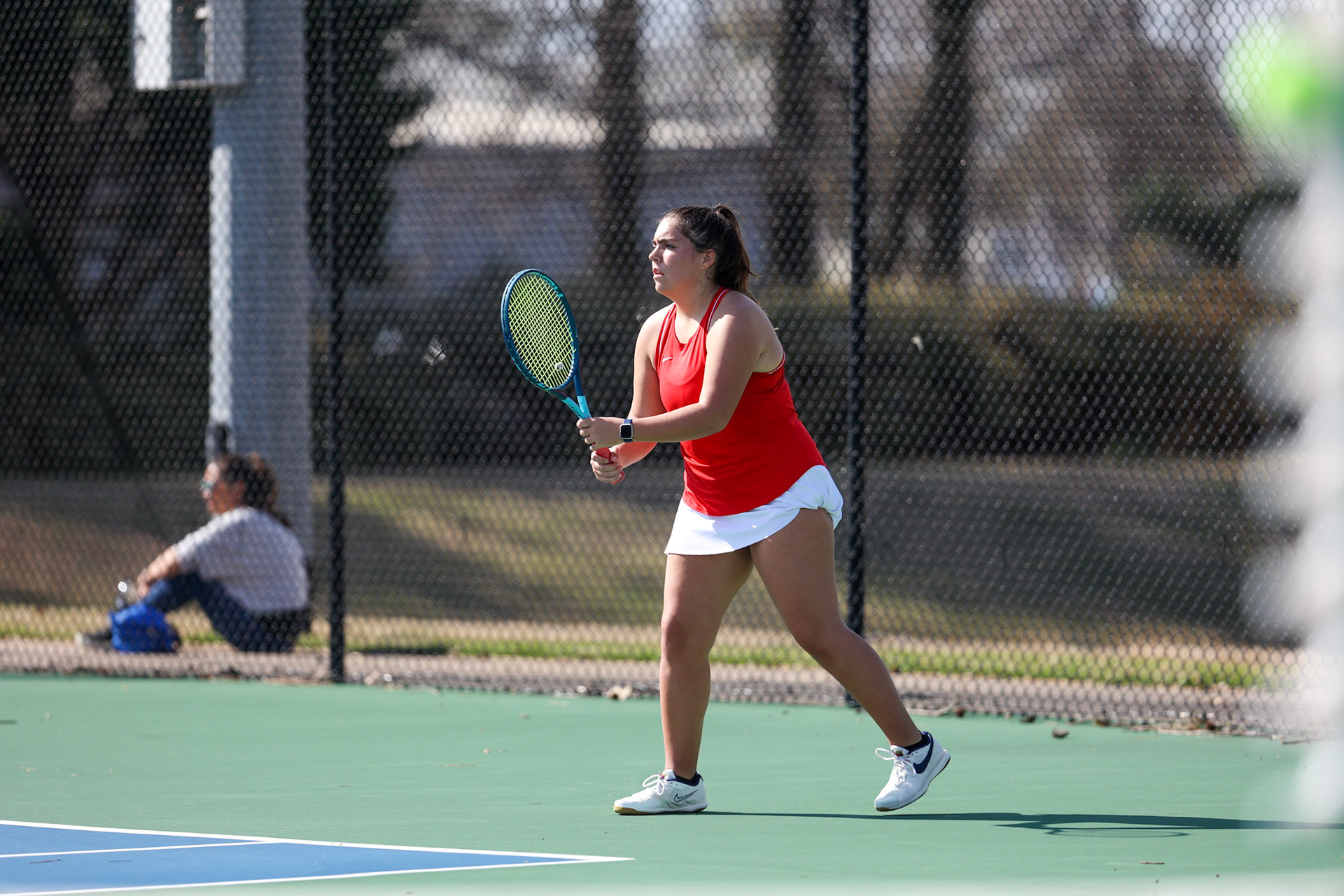 St. Benedict Tennis vs St. Mary’s on April 5, 2022 at St. Benedict at Auburndale High School in Memphis, TN. (Ryan Beatty/SBA)