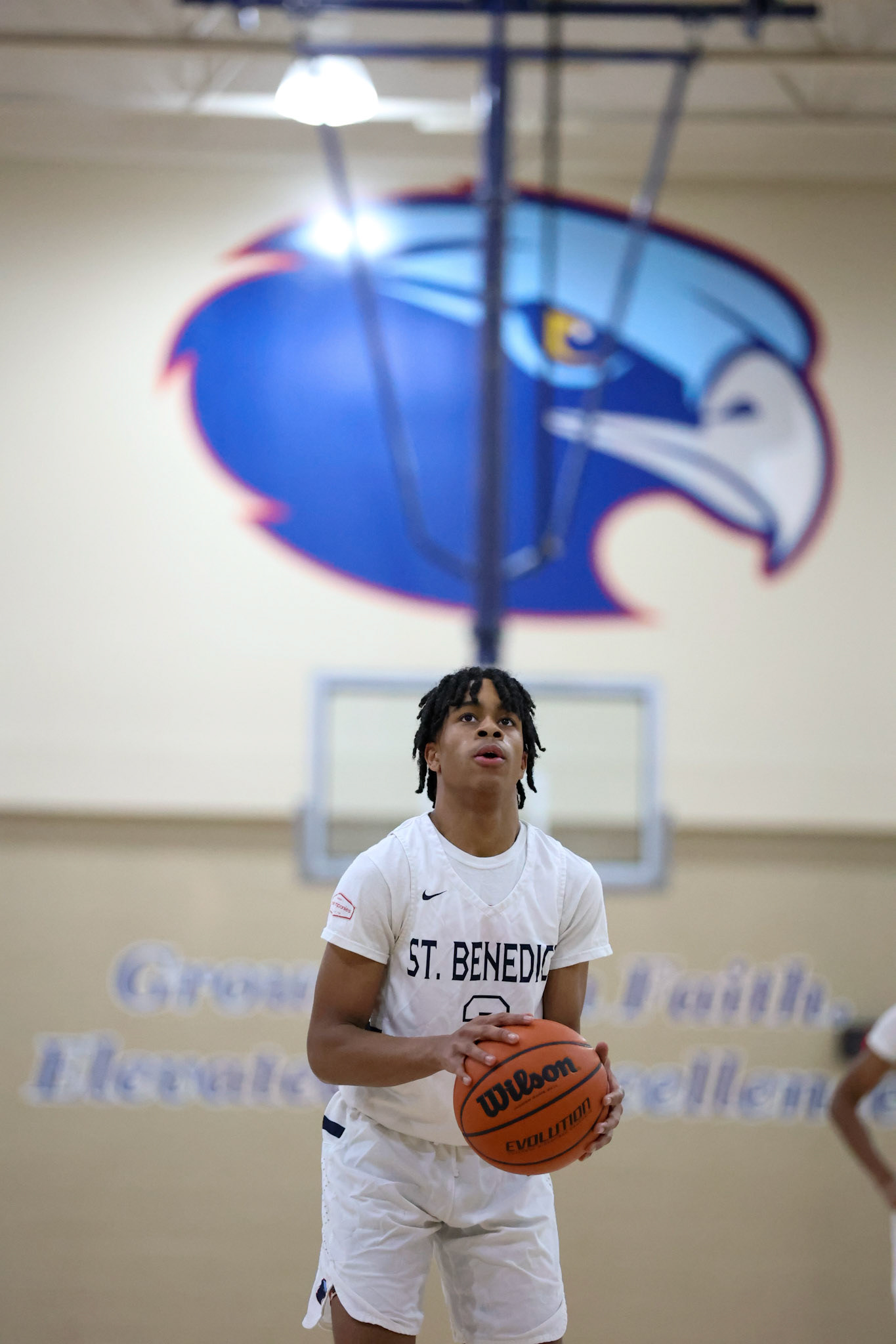 SBA Basketball vs Sacred Heart at the 2022 SBA Holiday Hoops Tournament. (Ryan Beatty Photo)