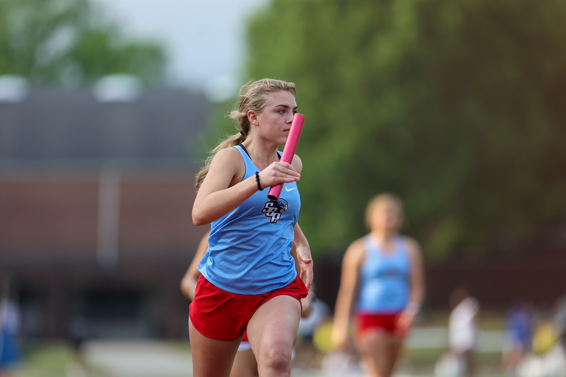 St. Benedict Track at Memphis University School in Memphis, TN on May 3, 2022. (Ryan Beatty/SBA)