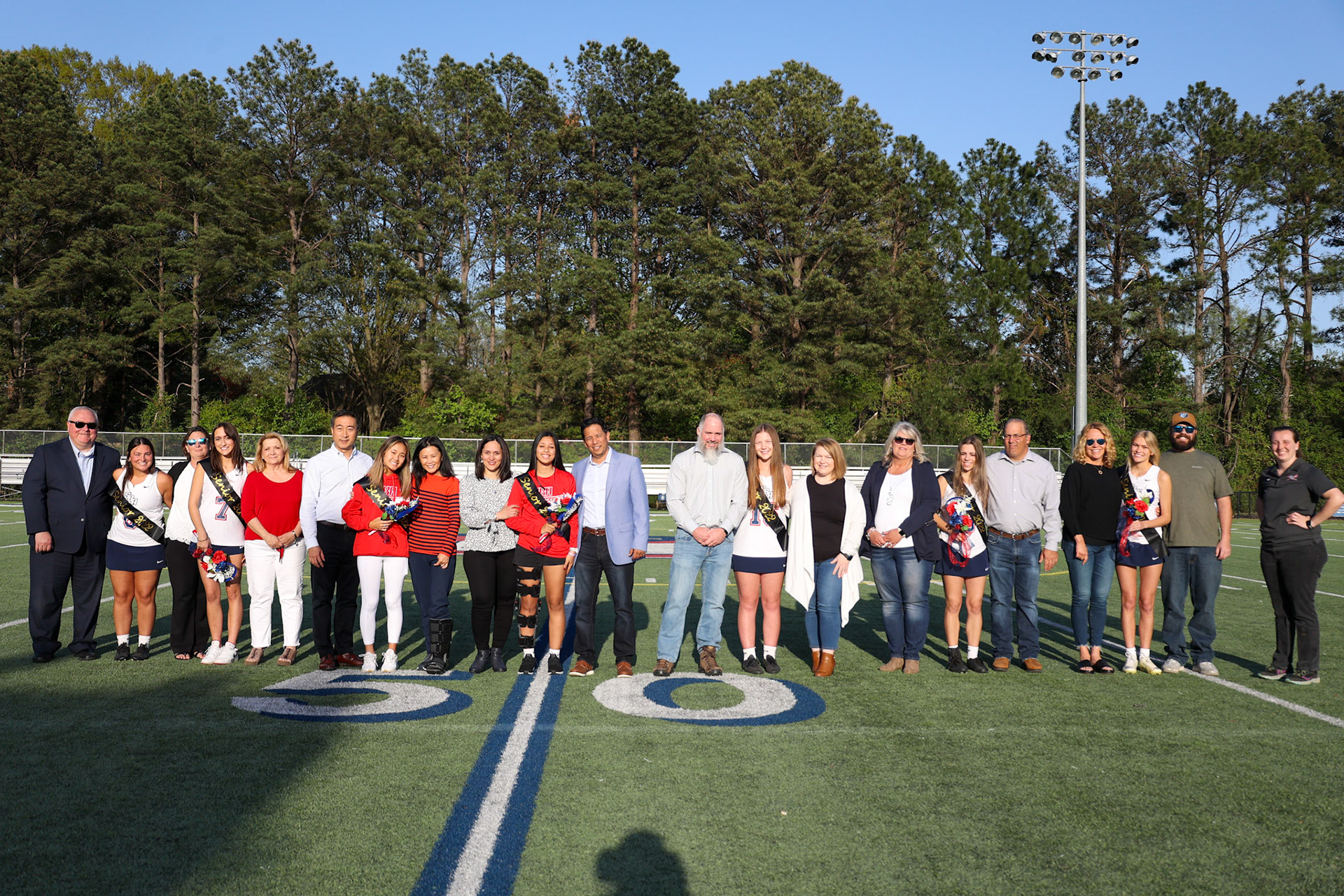 St. Benedict Girls Lacrosse vs St. Agnes on Senior Night at St. Benedict at Auburndale in Memphis, TN on April 19, 2022. (Ryan Beatty/SBA)