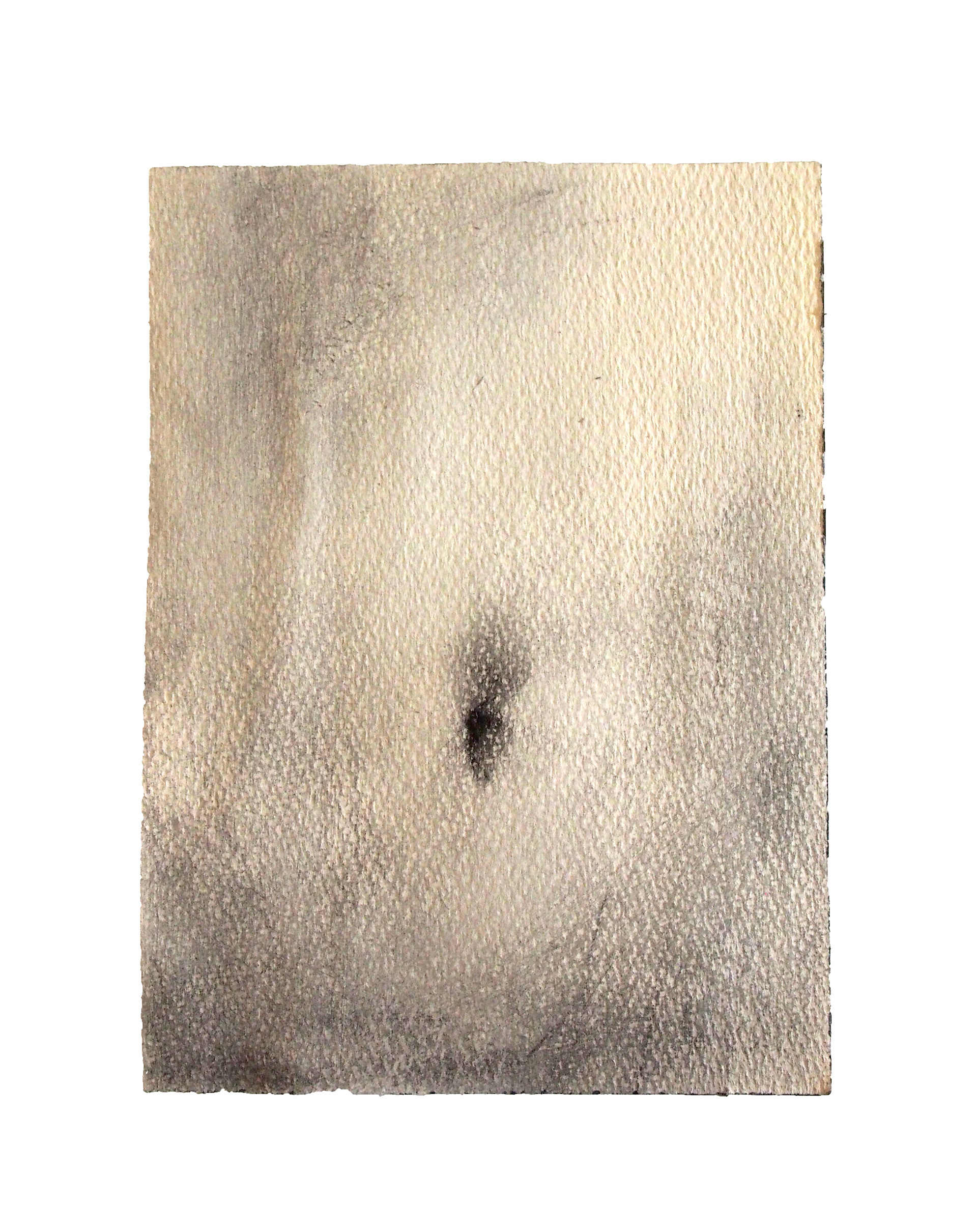 Sketch for Core, 2020, Charcoal, conte crayon on paper, 7.5" x 5.5"