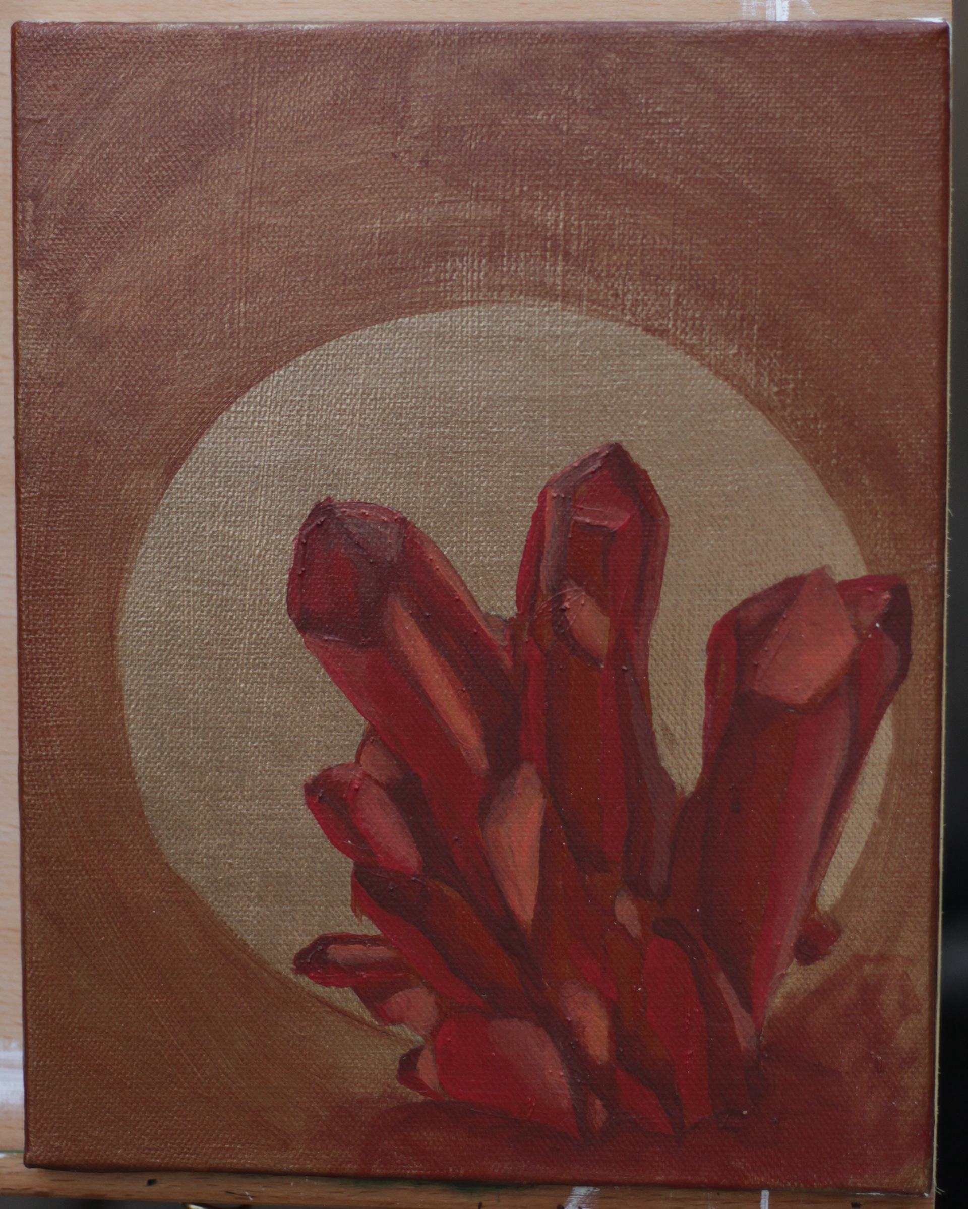 crystal collection, acrylic, 2024