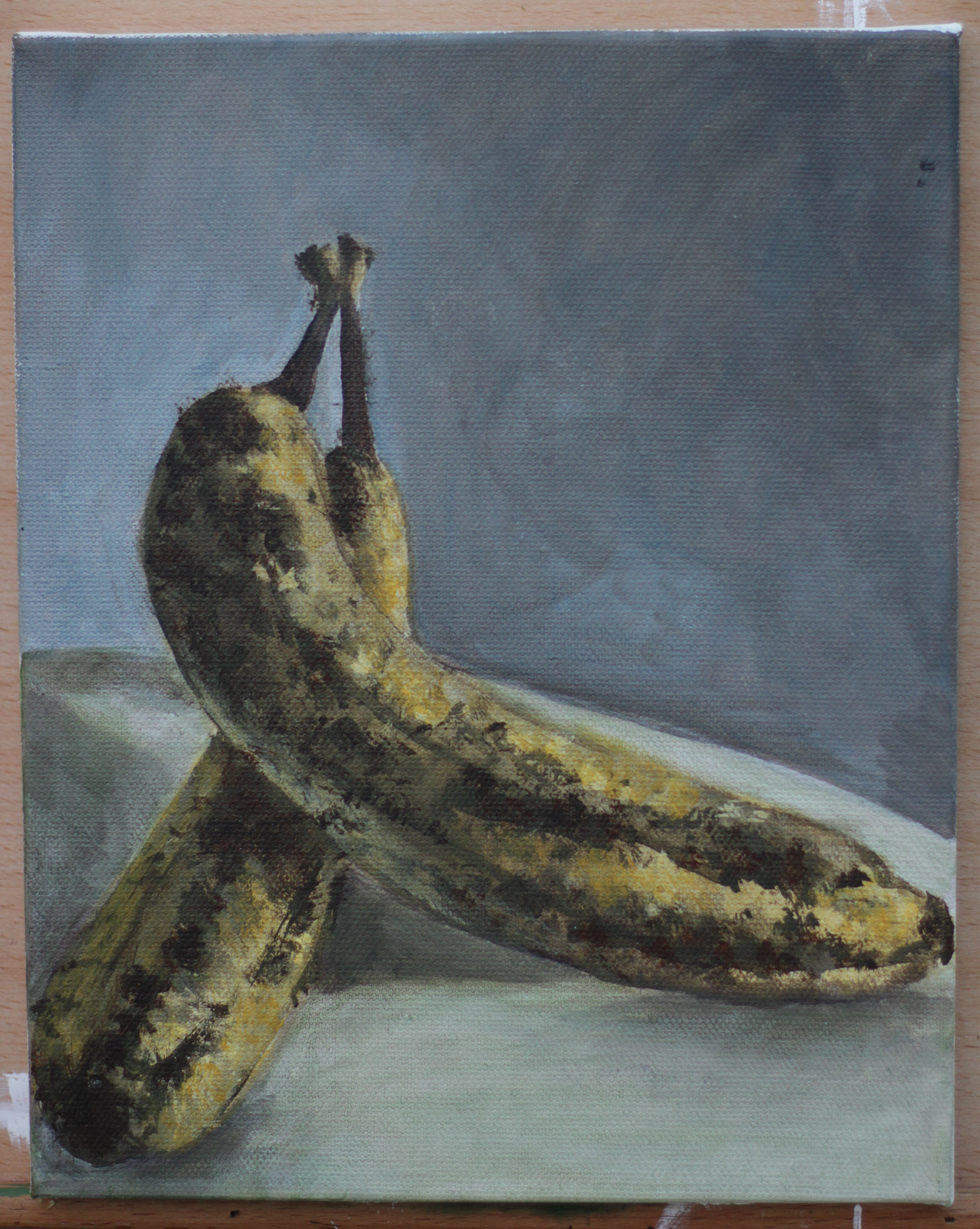 Pair of Rotten Naners, acrylic, 2024