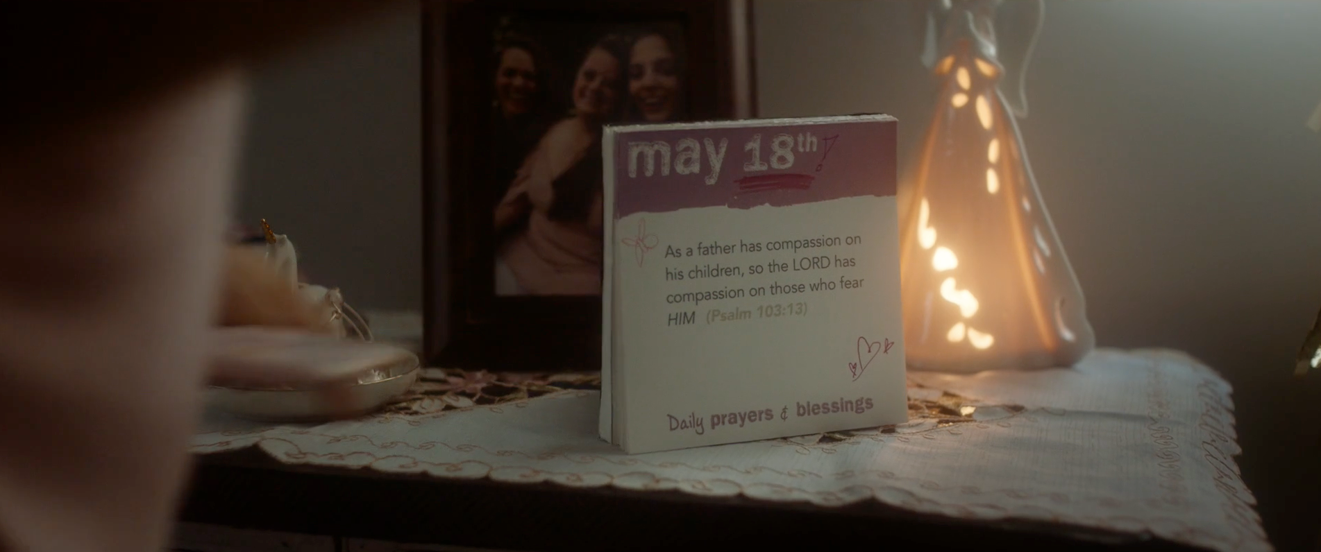 Prop calendar, designed and fabricated