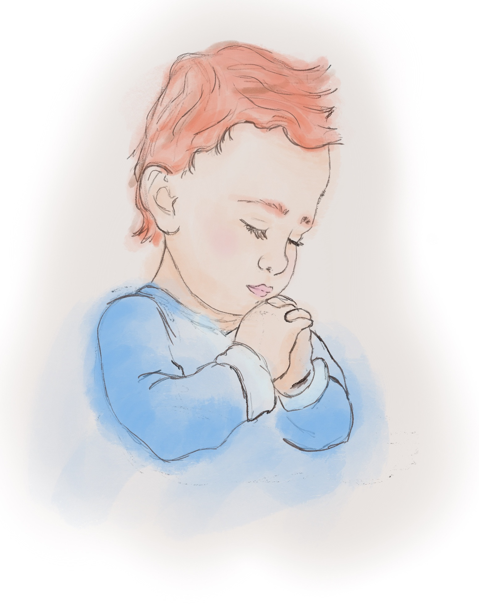 Illustration for child baptism, 2022