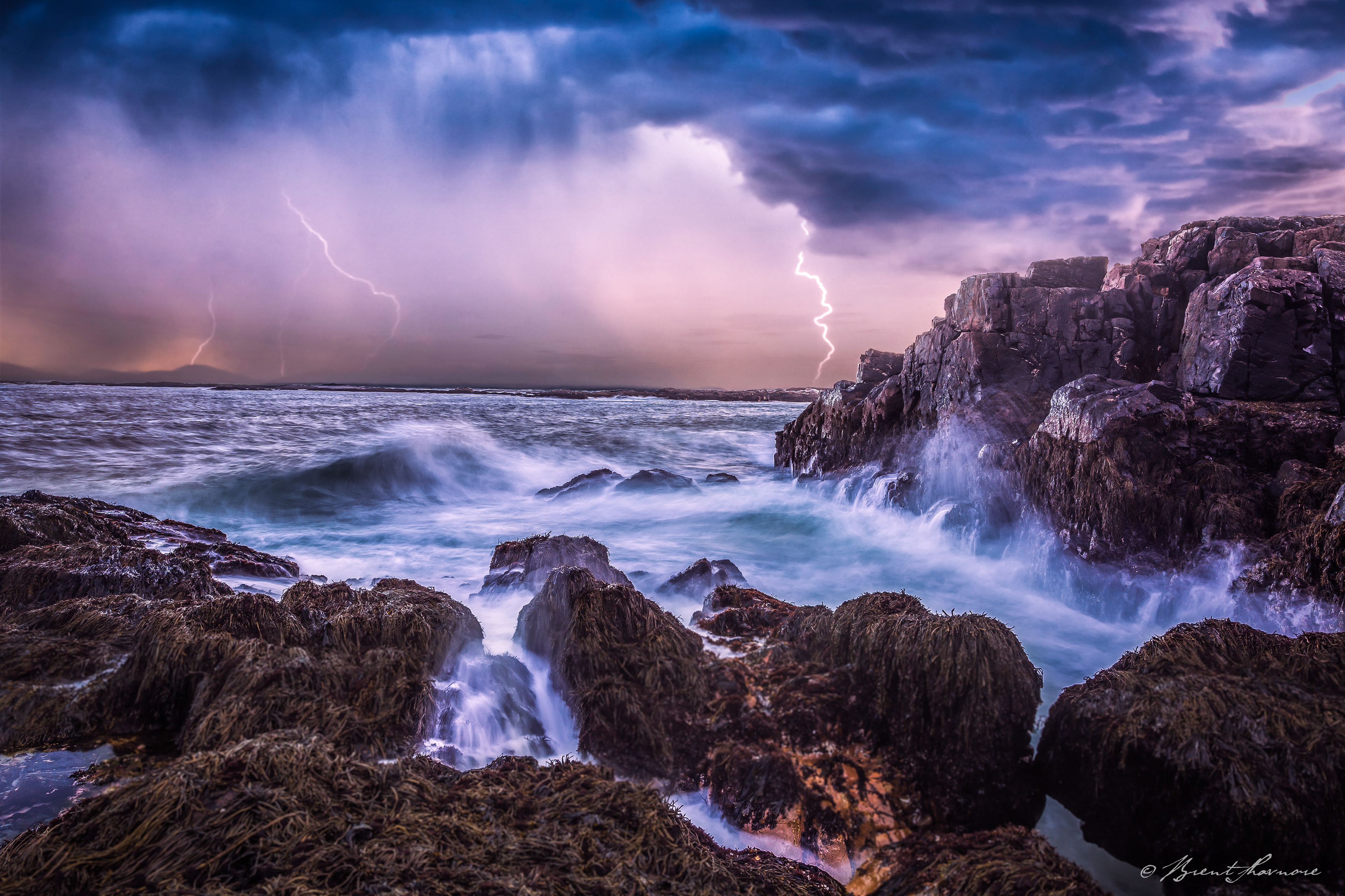 Brent shavnore photography biddeford pool lightning storm