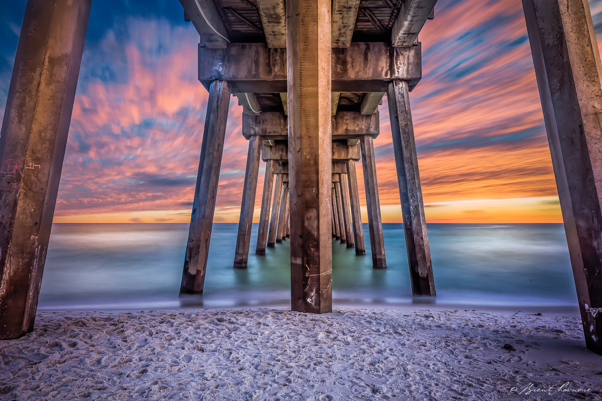 Pensacola Beach sunset by Brent Shavnore