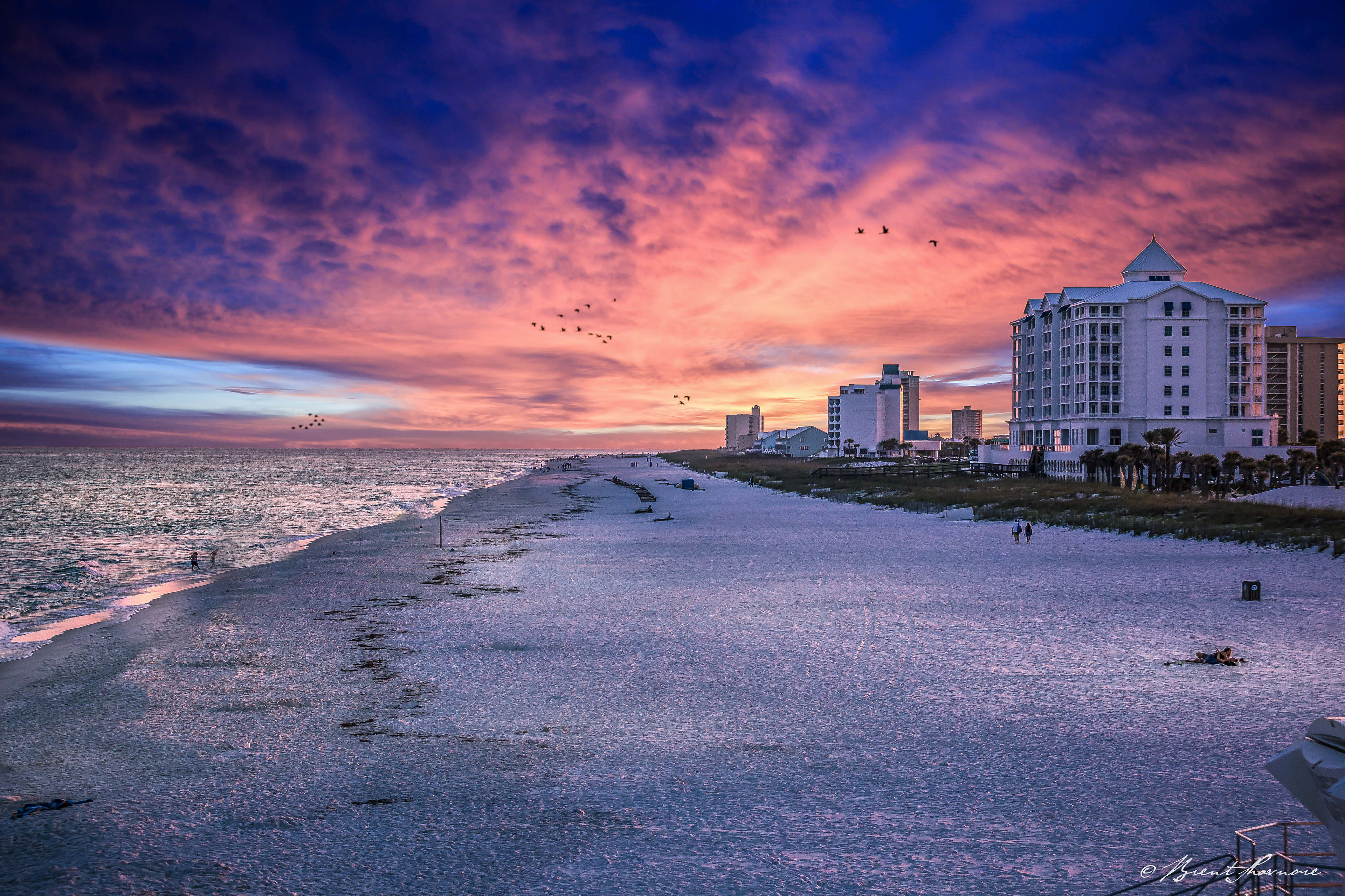 brent shavnore photography sunset pensacola beach