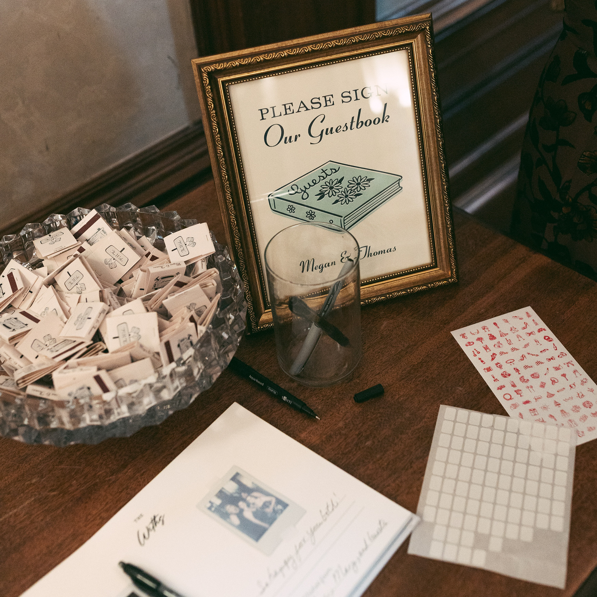 Matchbook & Guest Book Design (April 2025)