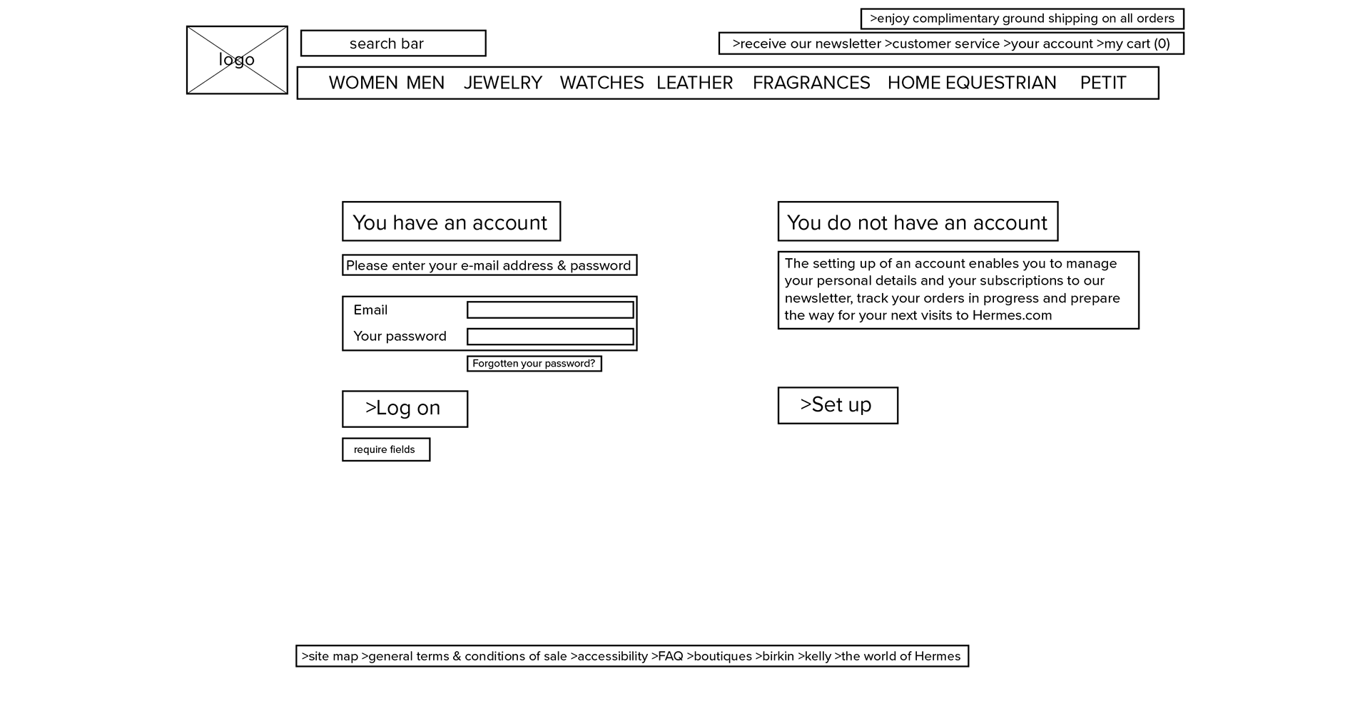 Account Page