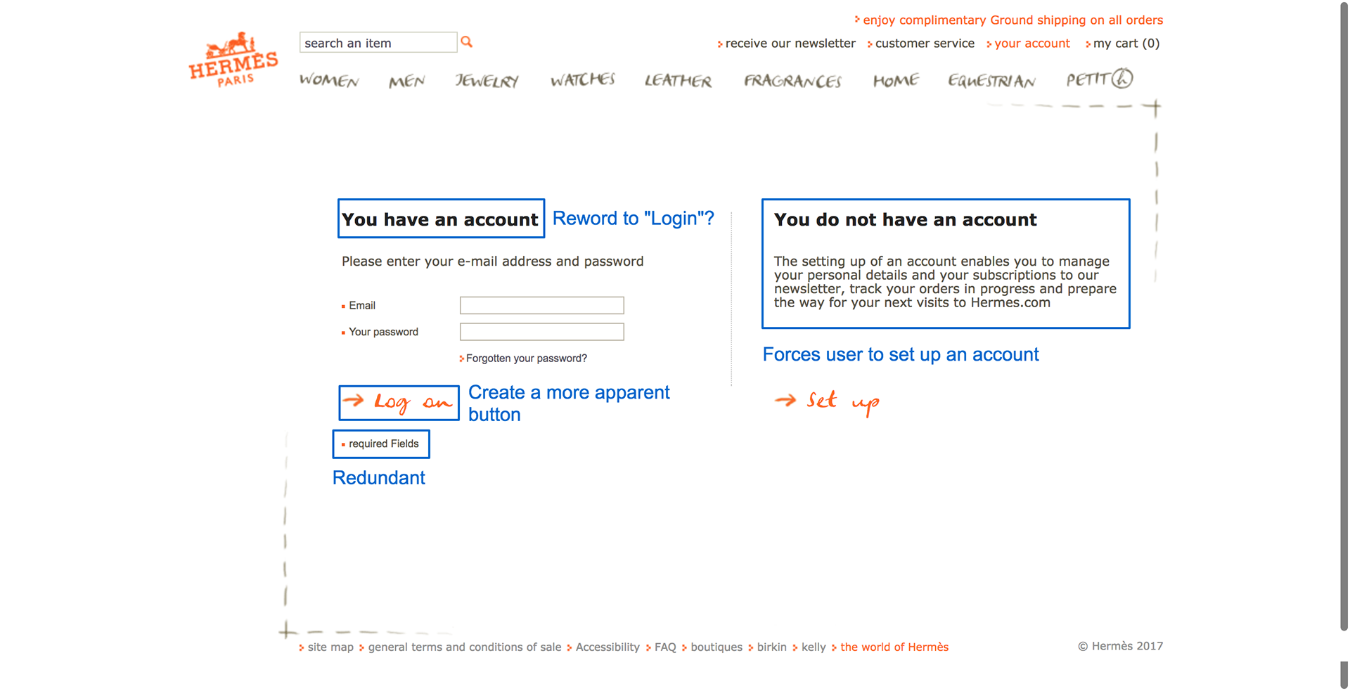 Account Page