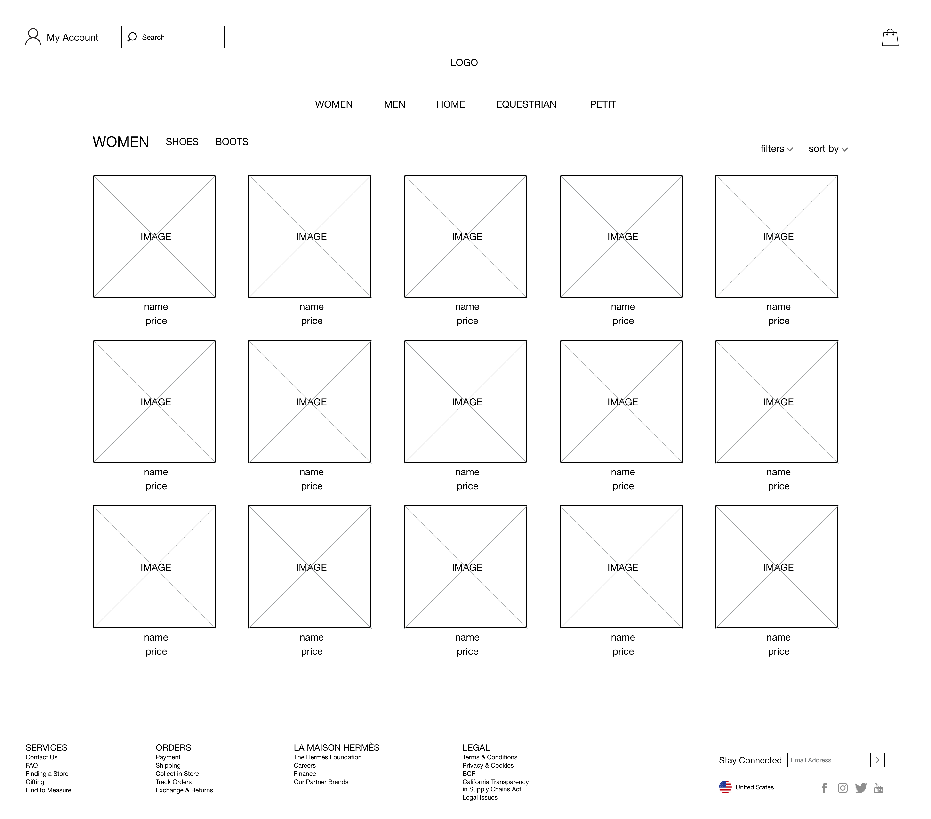 List of Products