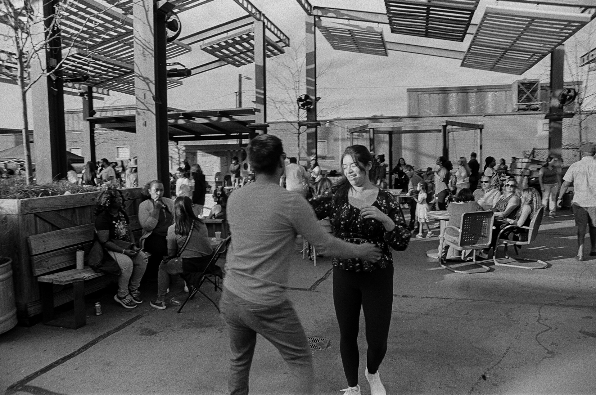 Couple dancing at a Dias de Los muertos Celebration. (2025)