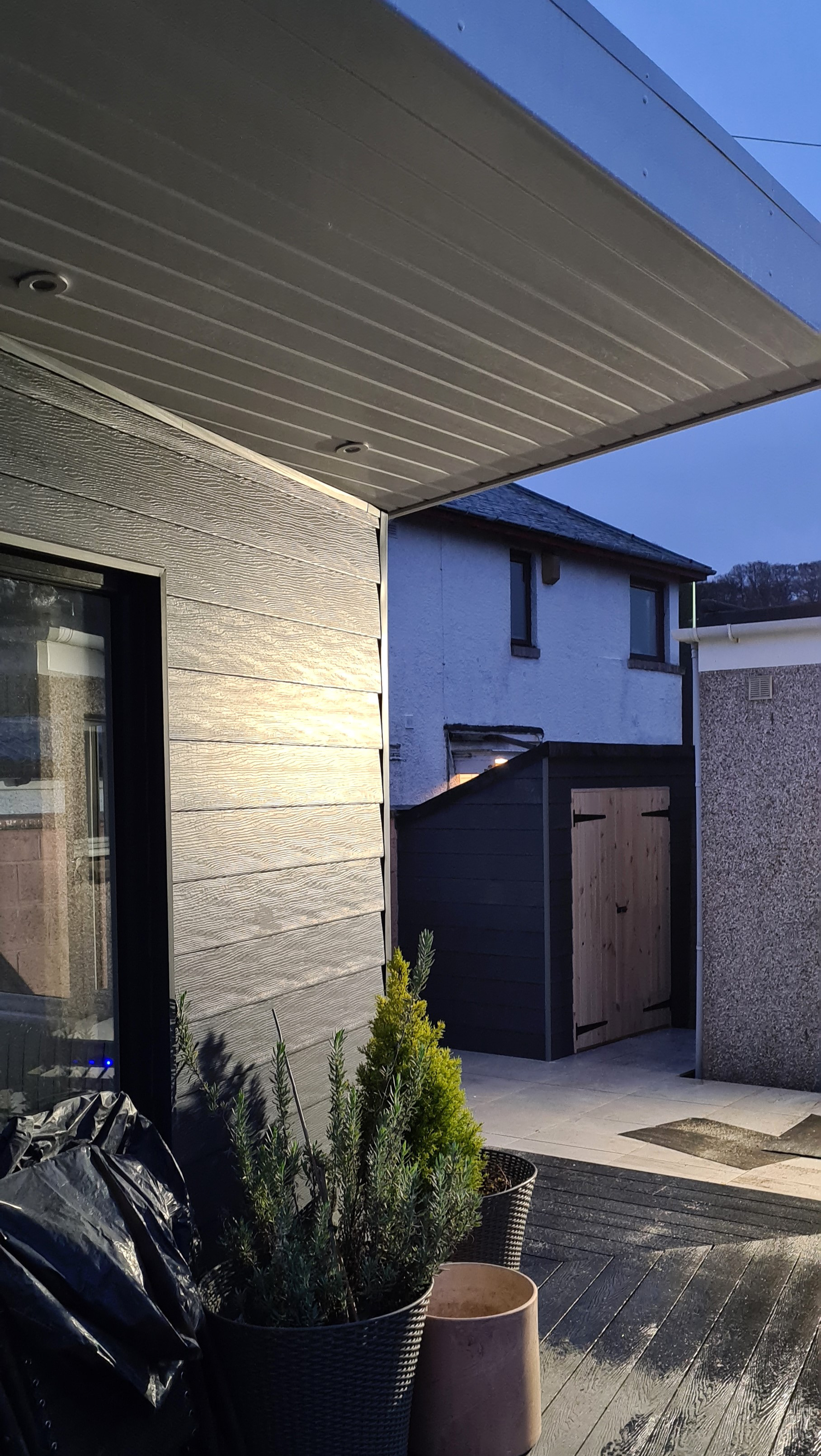 custom built garden storage