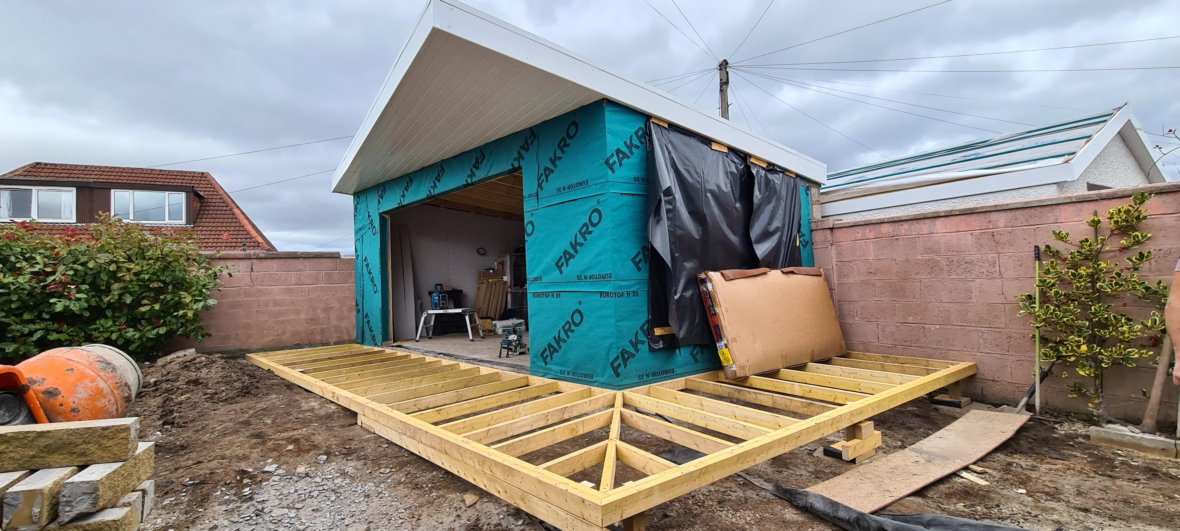 custom built garden room studio