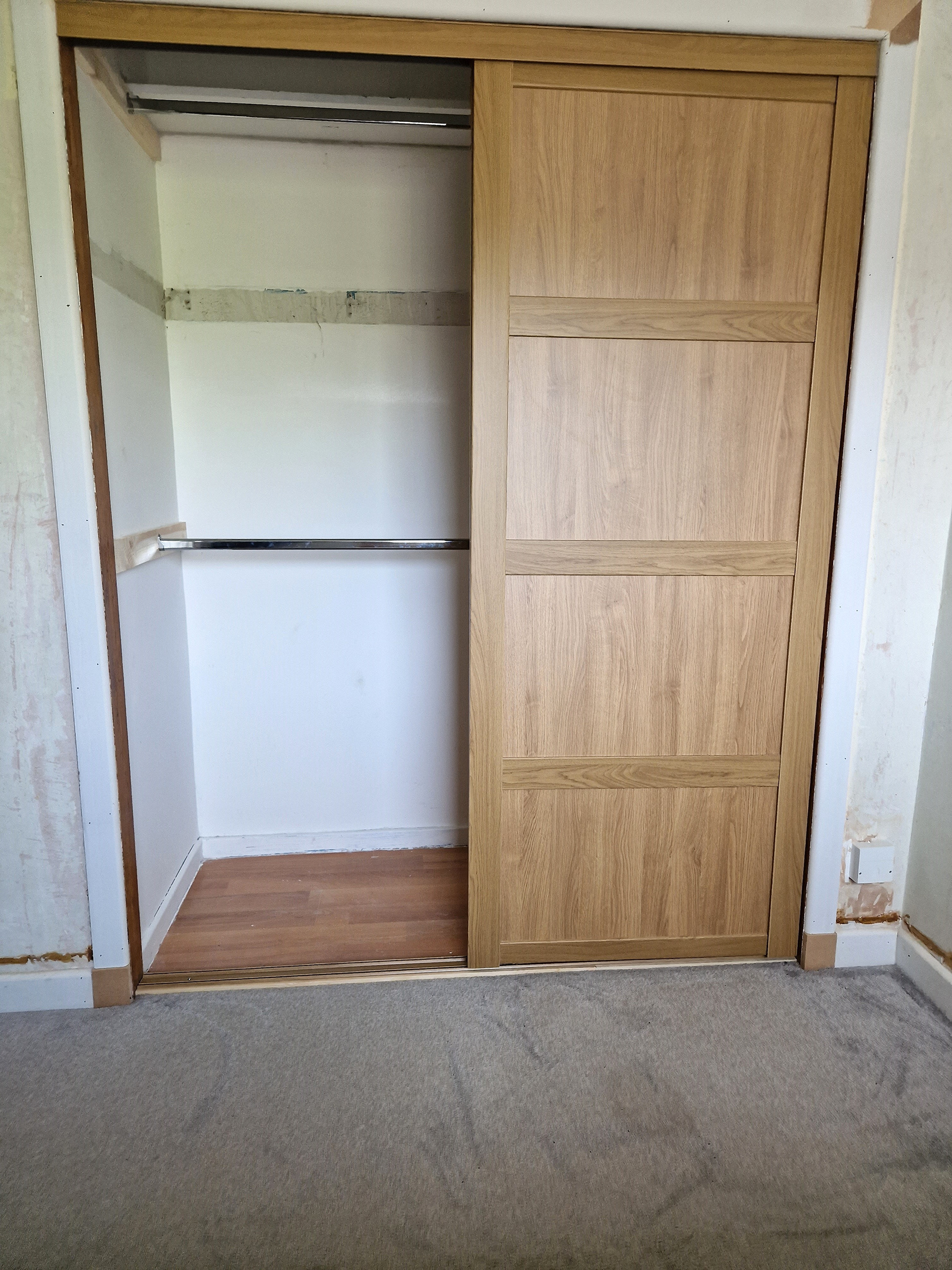 interior wardrobe hanging