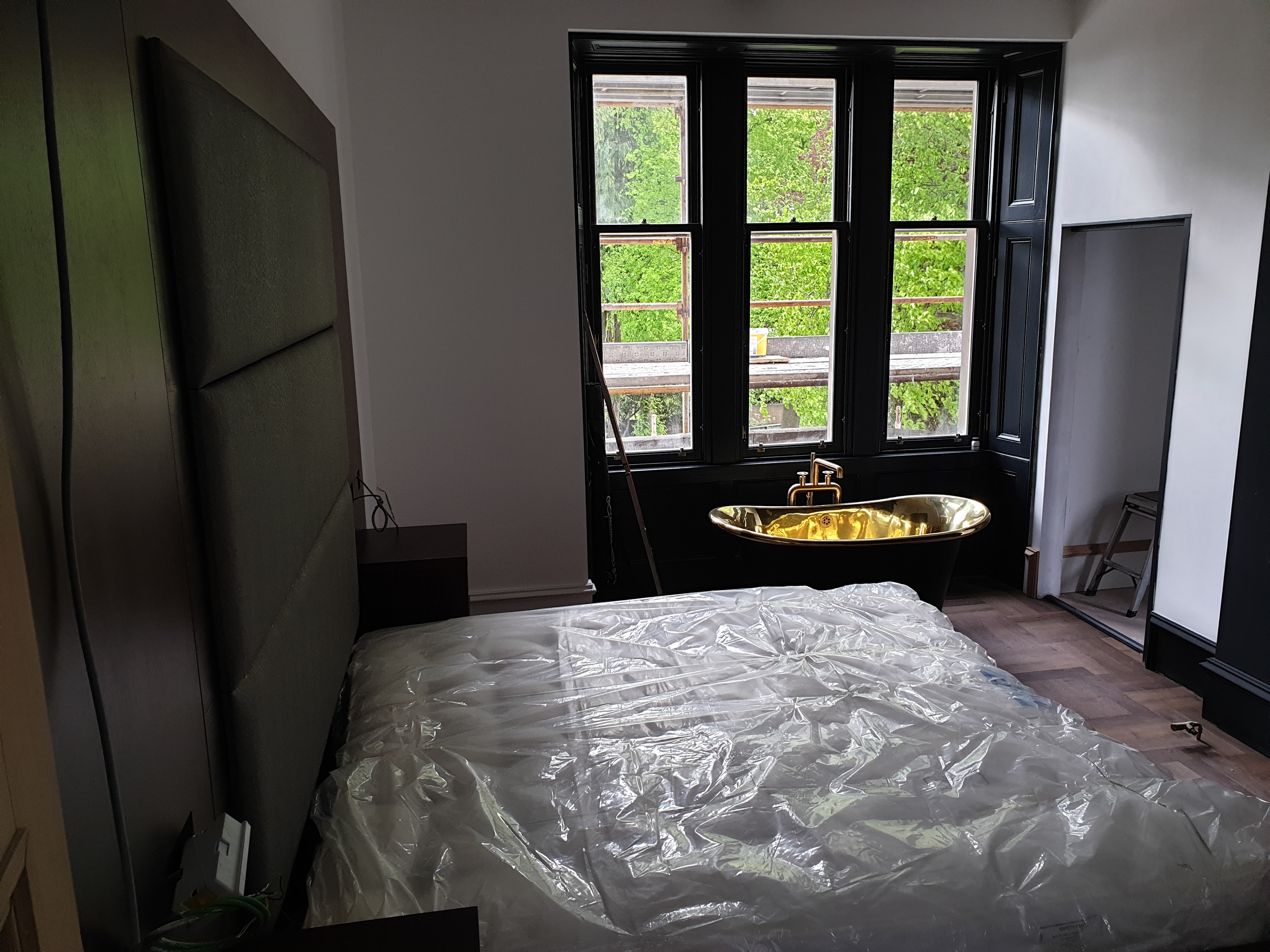 Installation of Bespoke Headboard