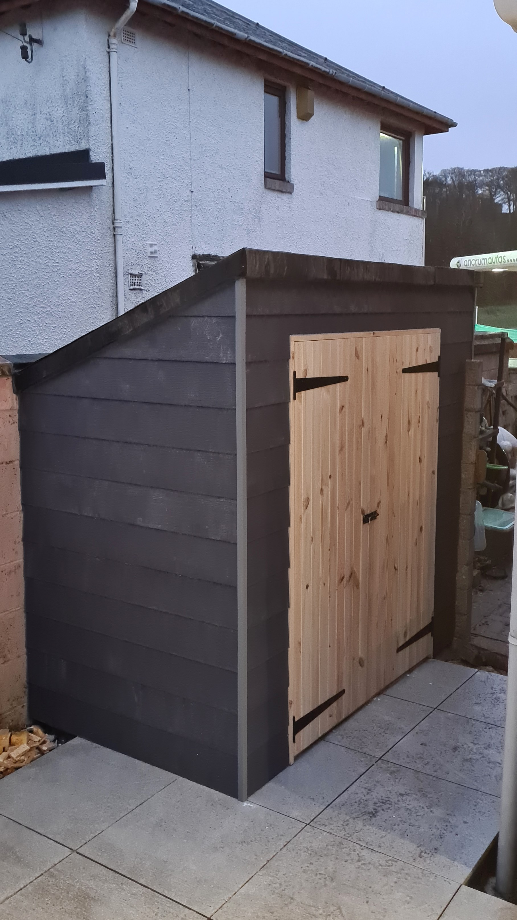 custom built shed