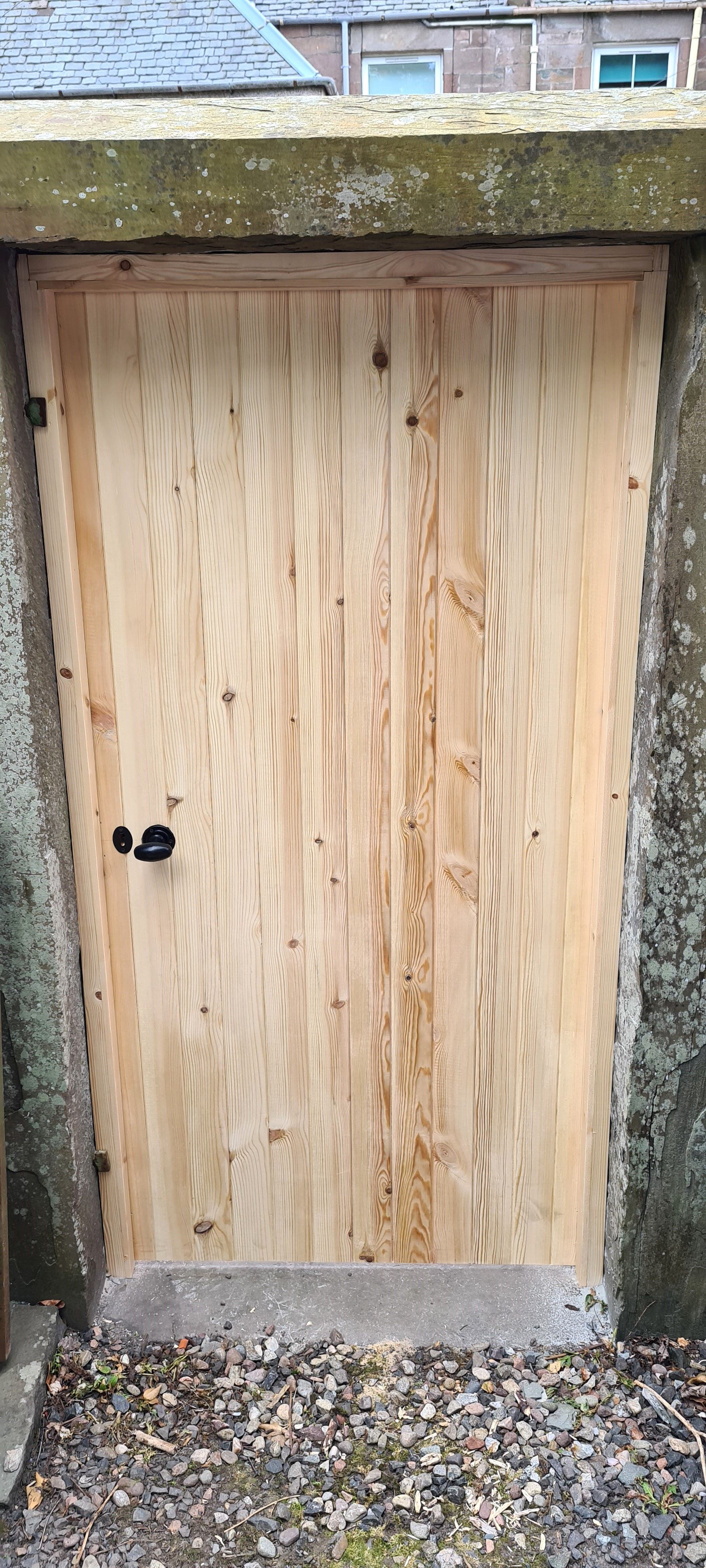 built garden gate