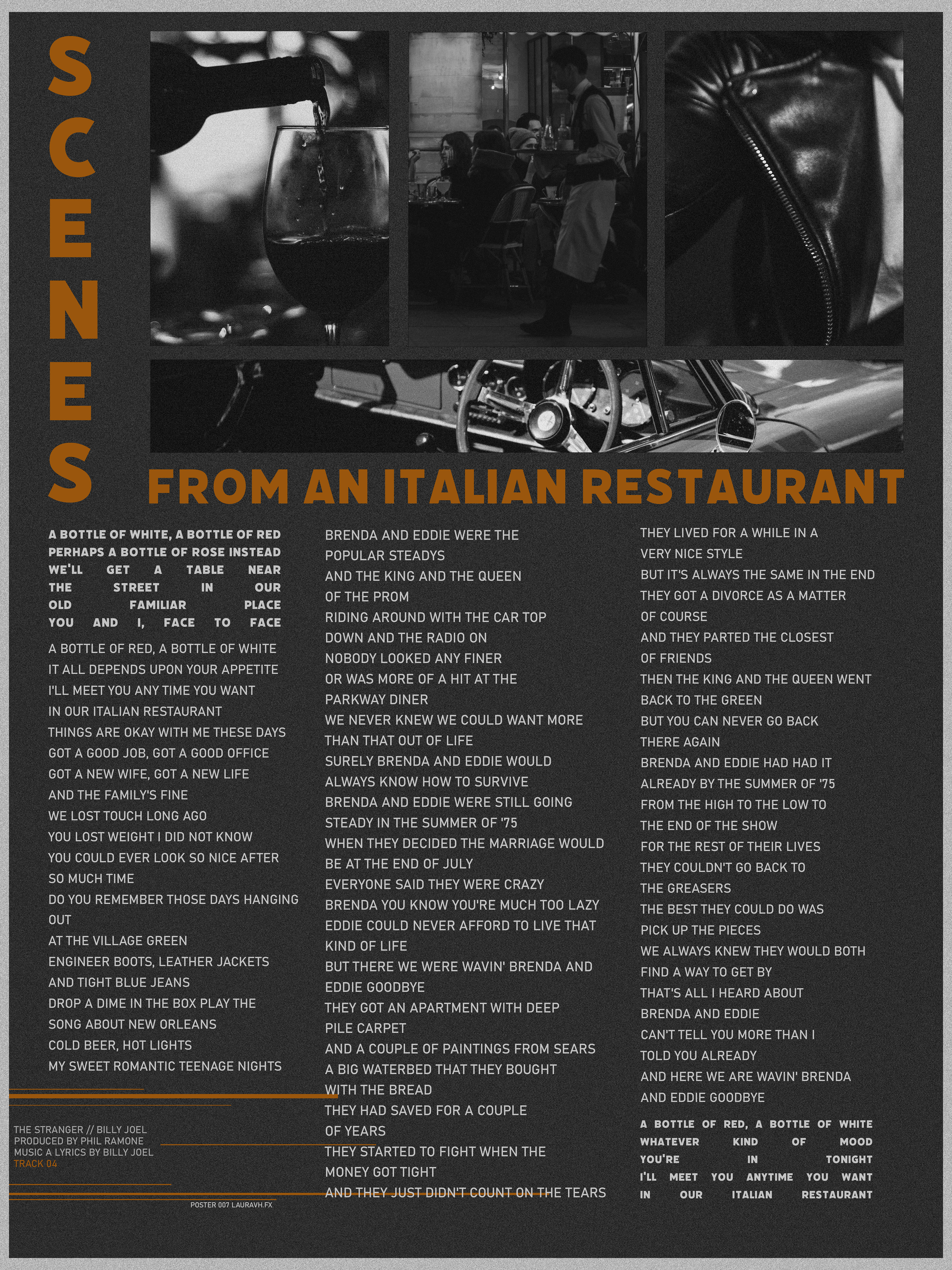 Scenes From An Italian Restaurant
