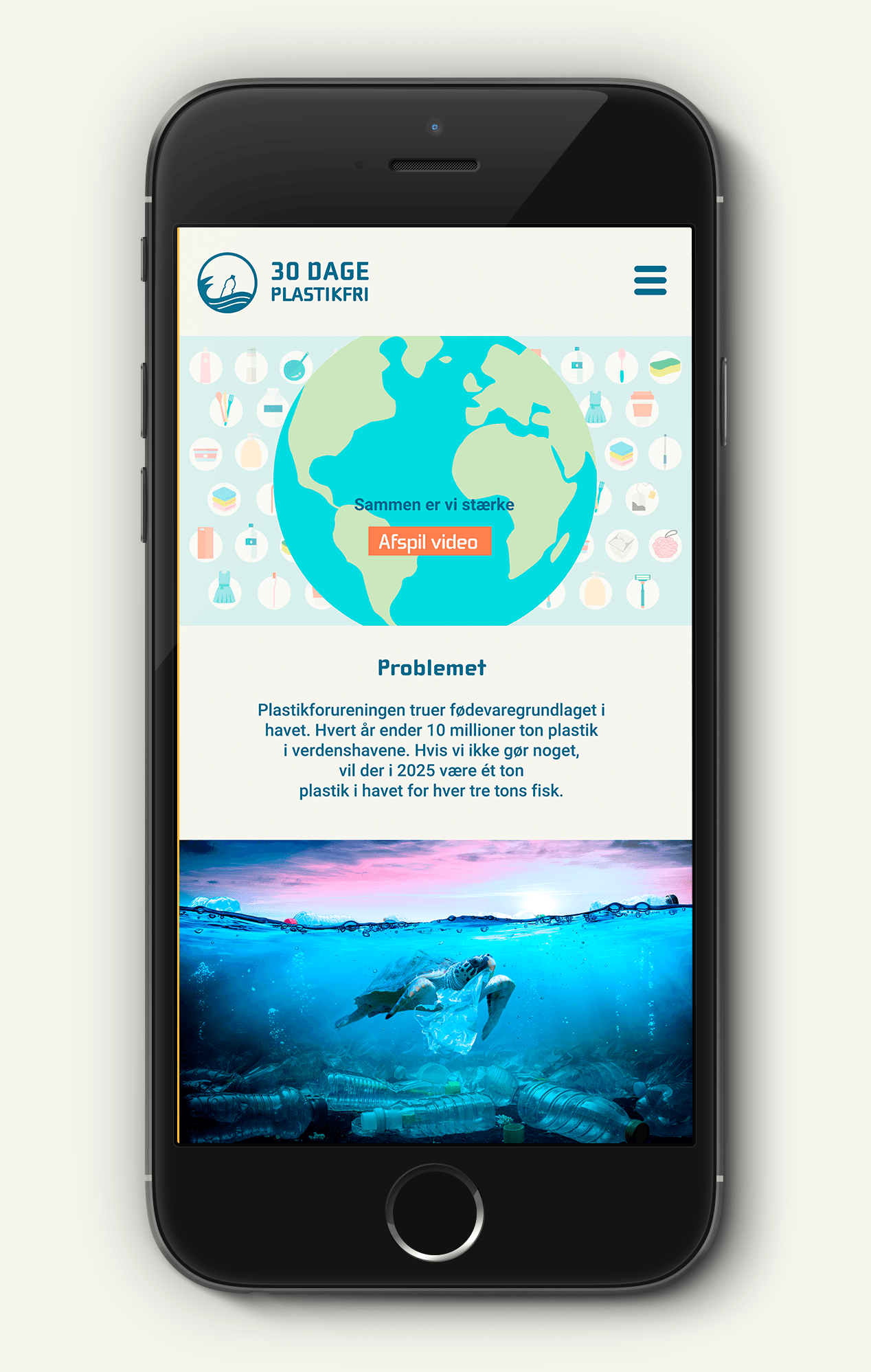 Mockup Mobile Landing Page