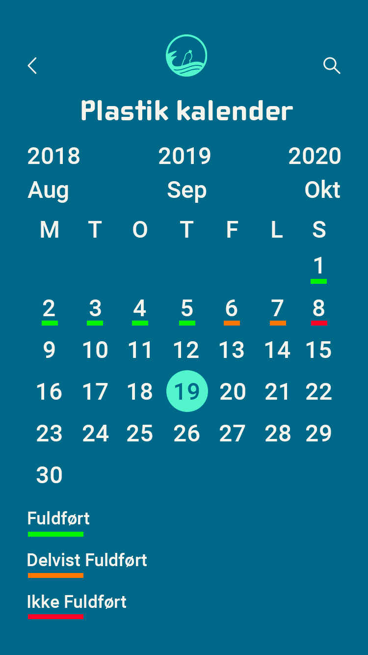 Plastic Calendar