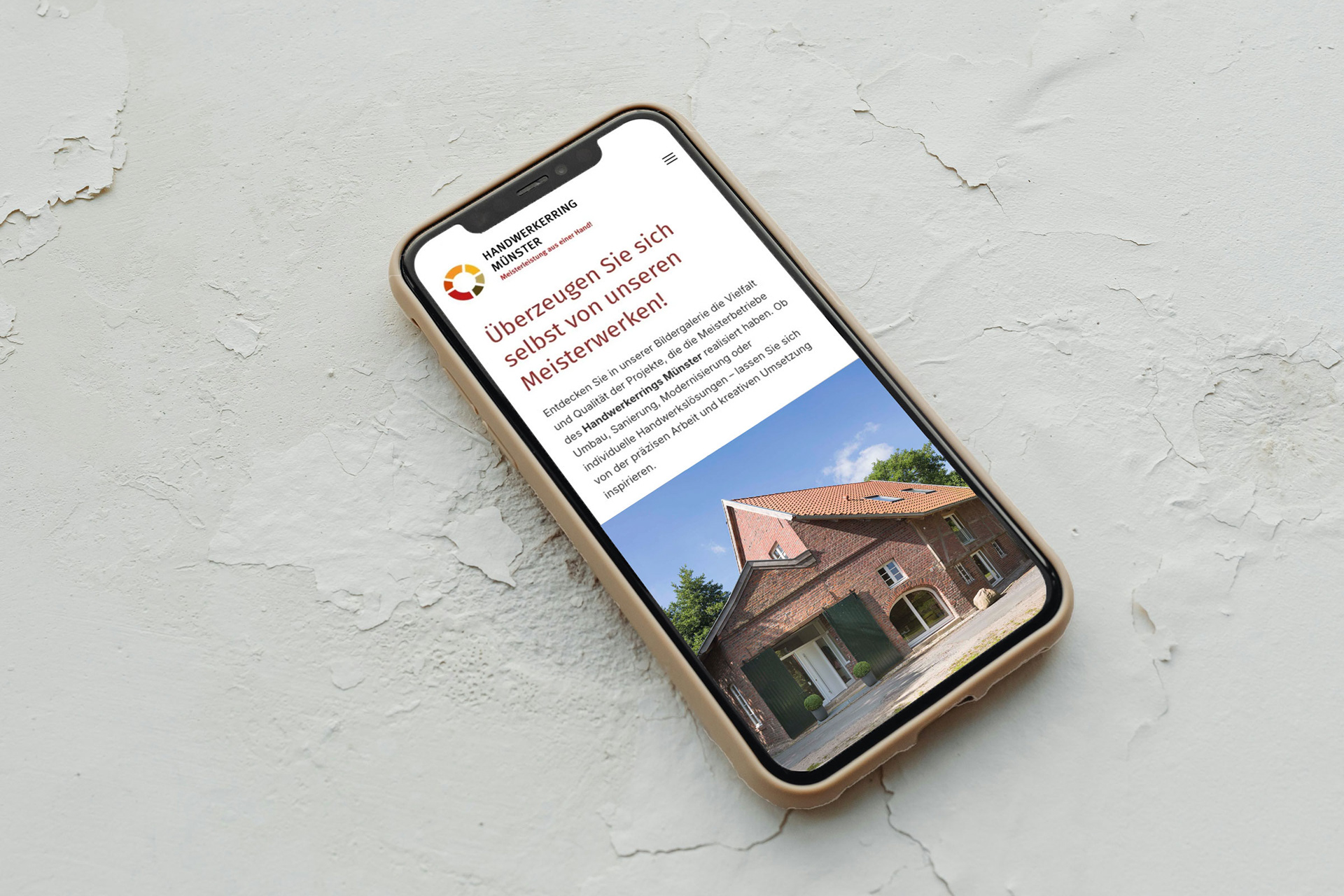 Gestaltung und Umsetzung der Internetseite für den Handwerkerring Münster WWW.HANDWERKERRING-MUENSTER.DE