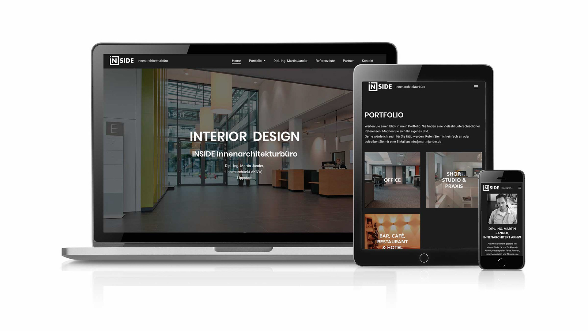 Gestaltung und Umsetzung der Internetseite WWW.MARTINJANDER.DE