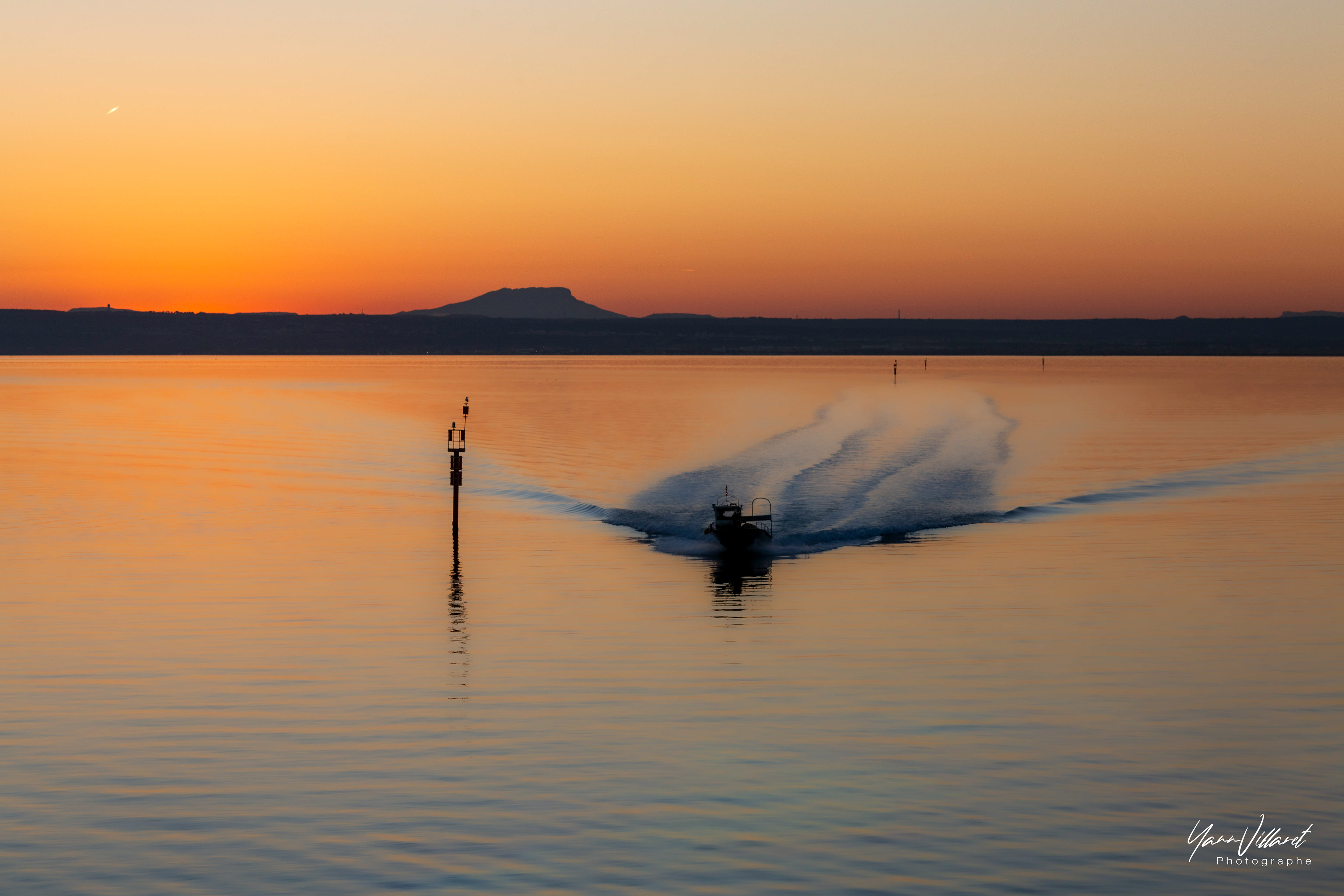 Les reflets de l'aube, Etang de Berre