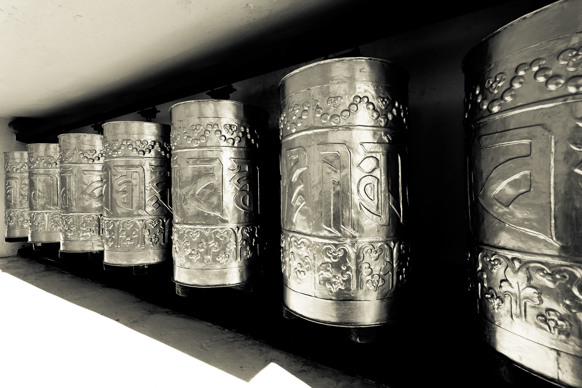 Moulins de prière  I  Inde  I  Dharamsala