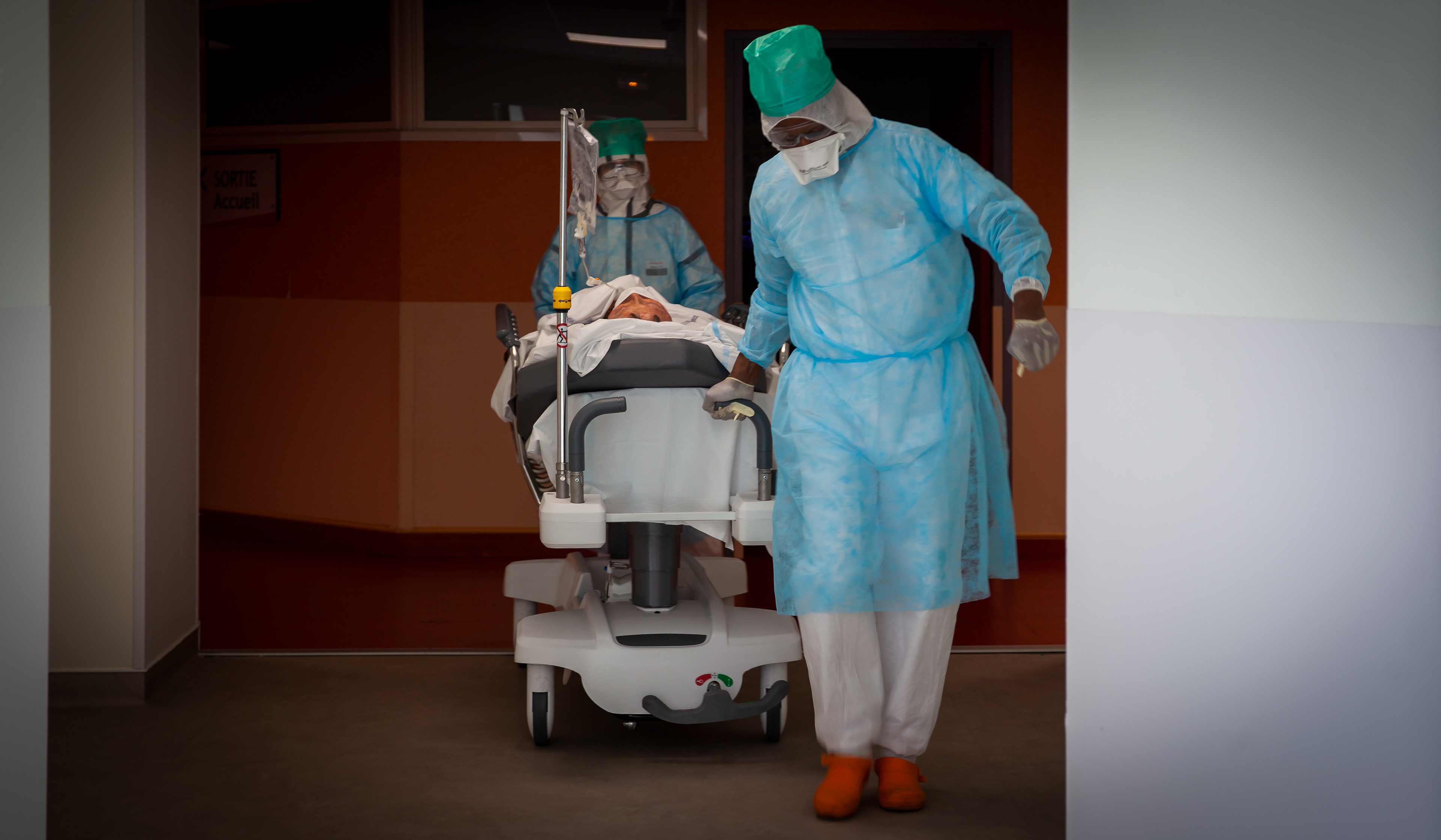 Brancardiers hôpital d'Aix-en-Provence