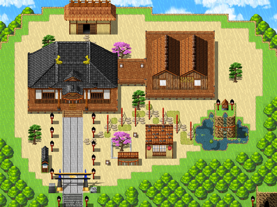使用 RPG Maker MV 製作加上部分繪製