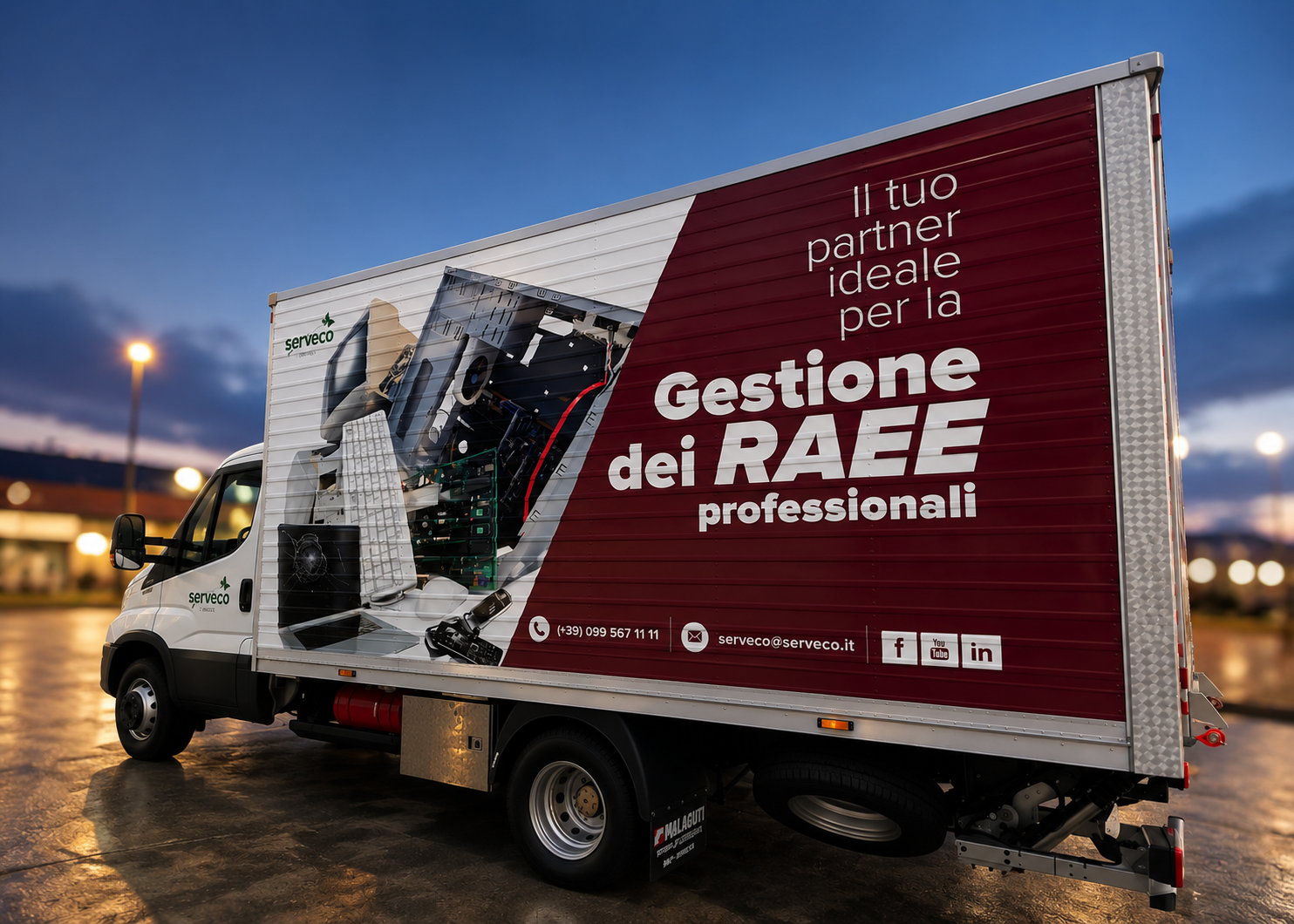 Personalizzazione furgone Serveco